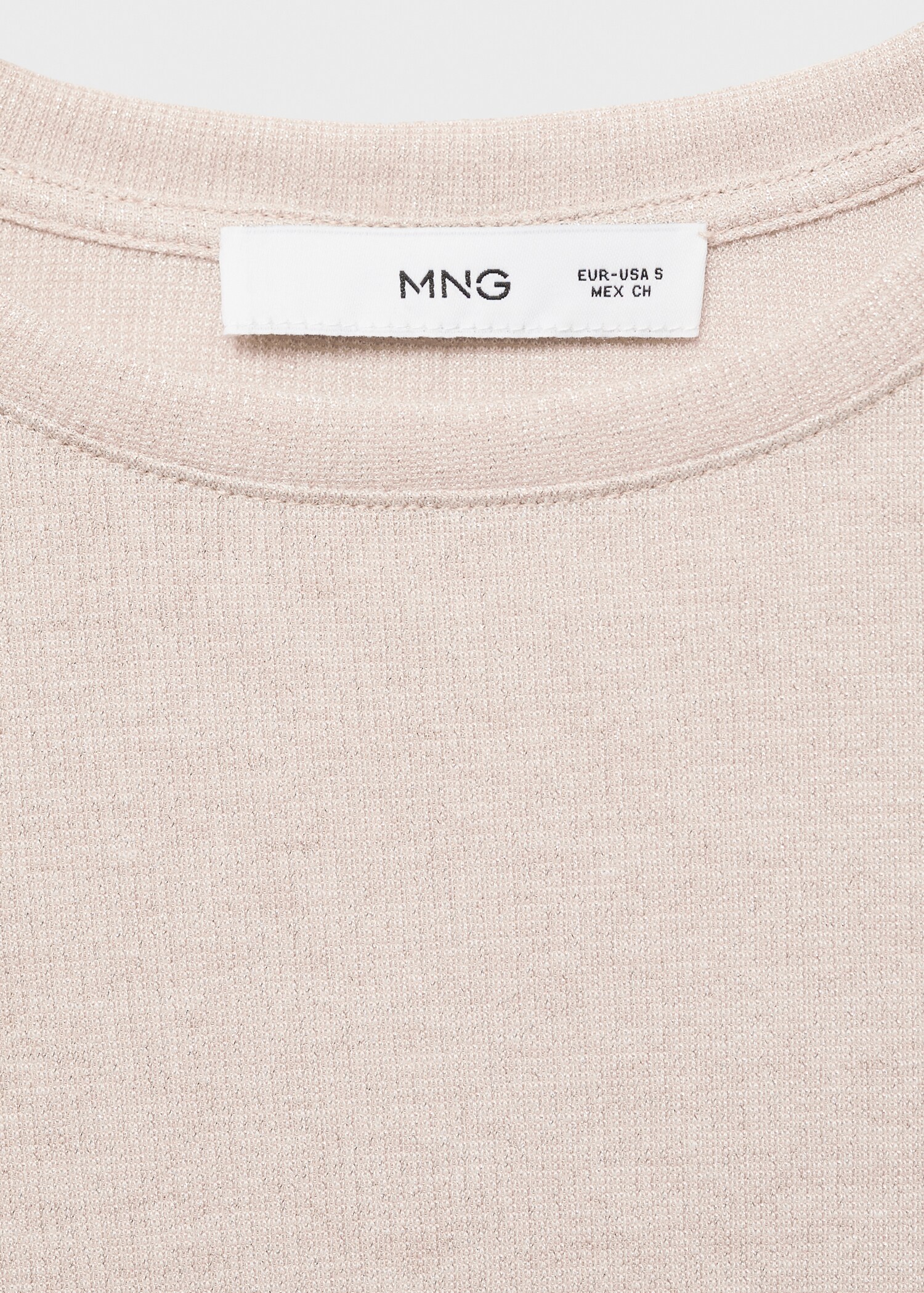 Lurex knitted t-shirt - Details of the article 8