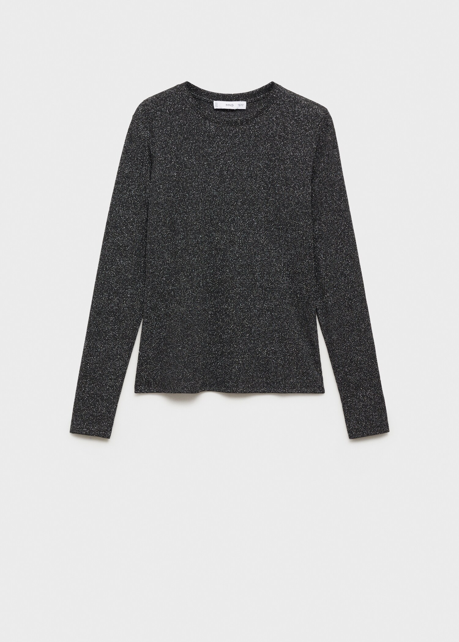 Lurex knitted t-shirt - Article without model