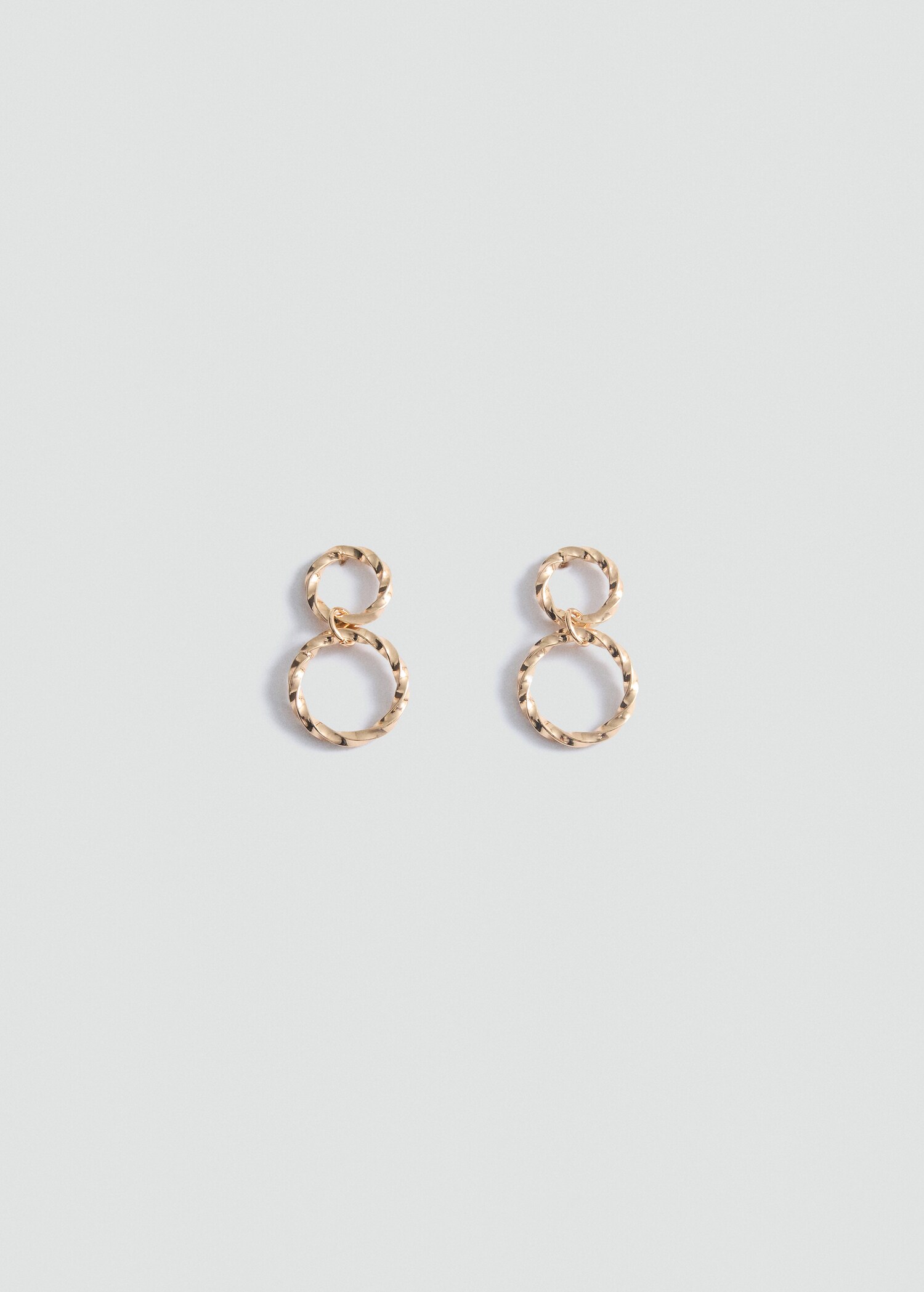 Intertwined hoop earrings - Article without model