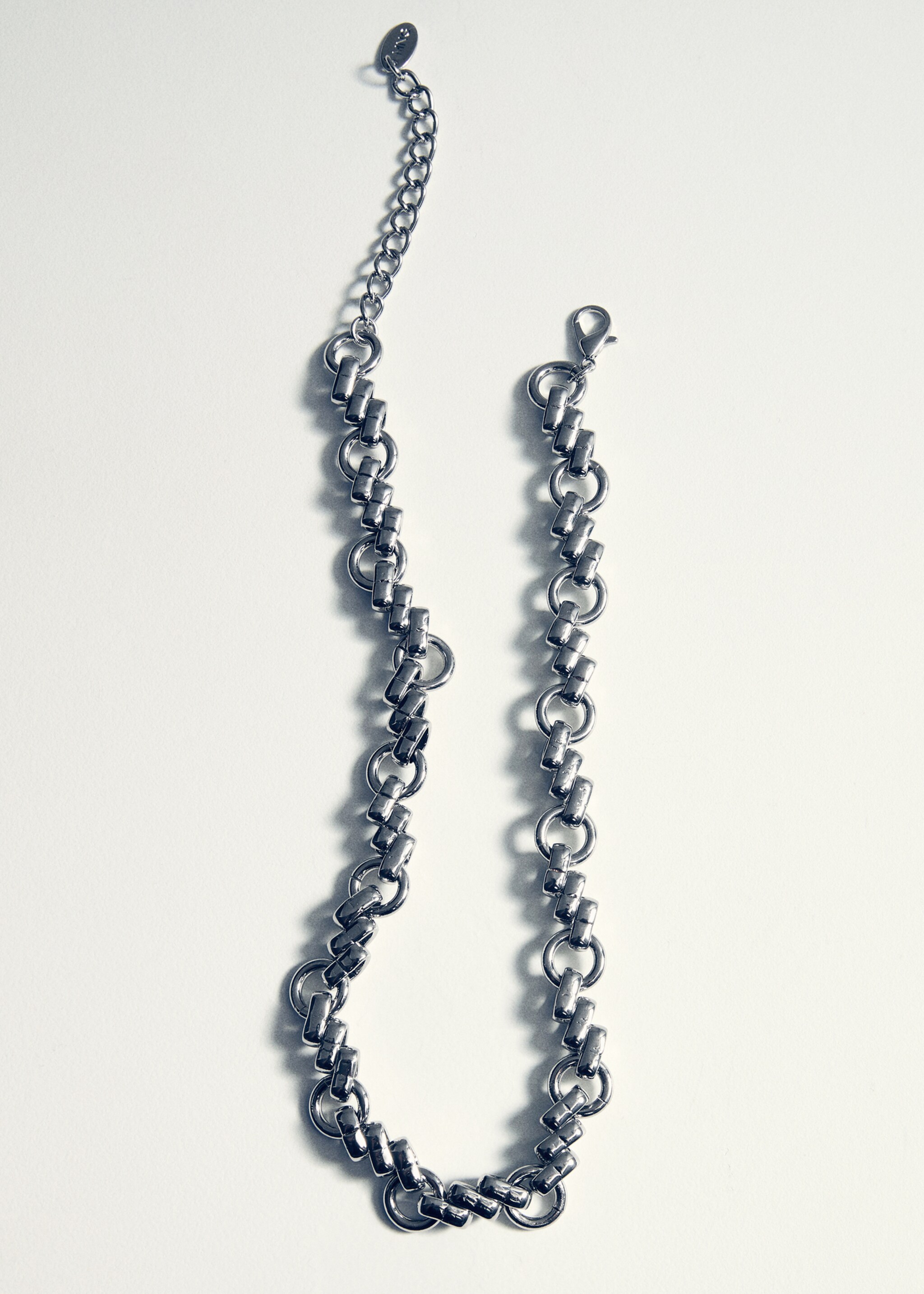 Mieszany naszyjnik - Szczegóły artykułu 5, Srebrny. Ref: 87010451-00.