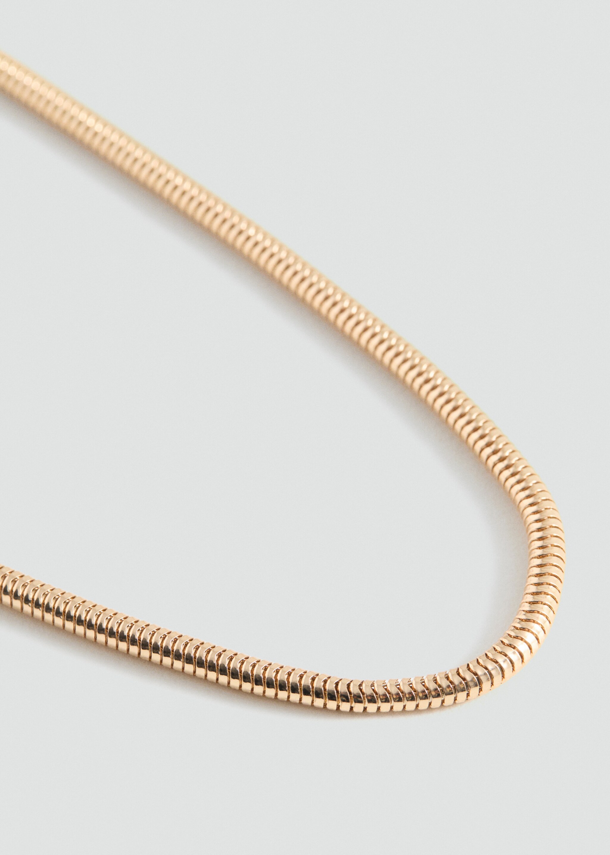 Halskette in Schlangenform - Mittlere Ansicht, Gold. Ref: 87010457-00.