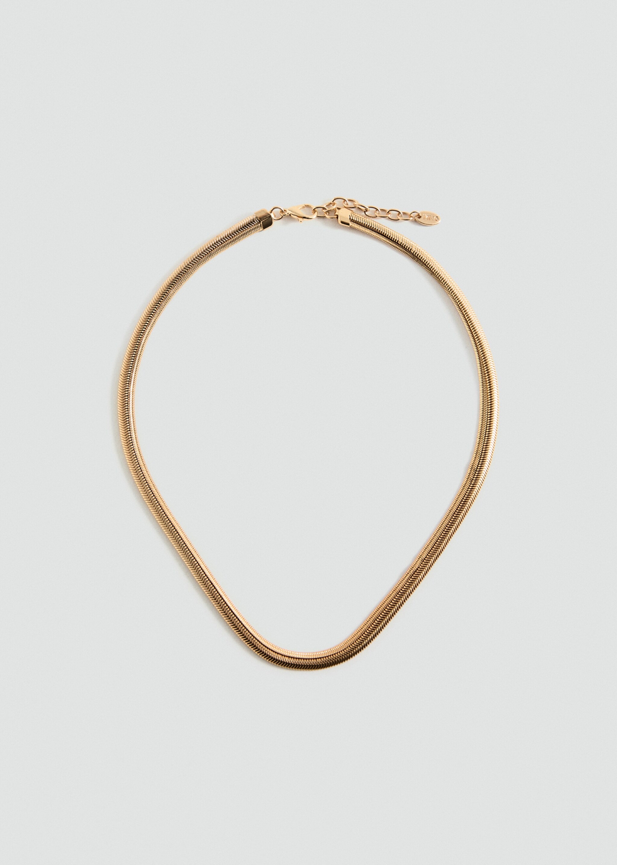 Textured double necklace - Article without model, Gold. Ref: 87010462-00.
