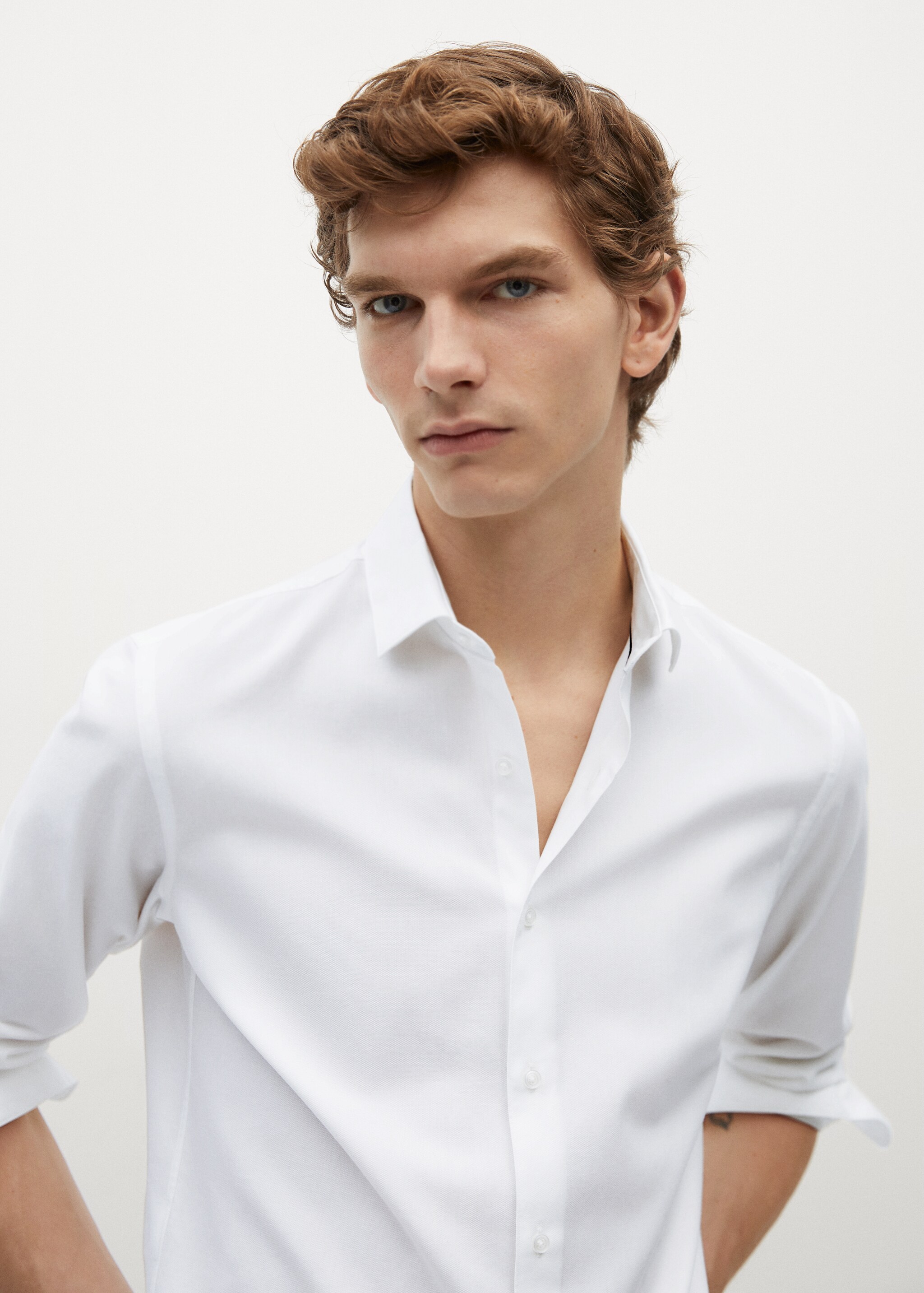 Bavlněná košile slim fit - Detail zboží 2