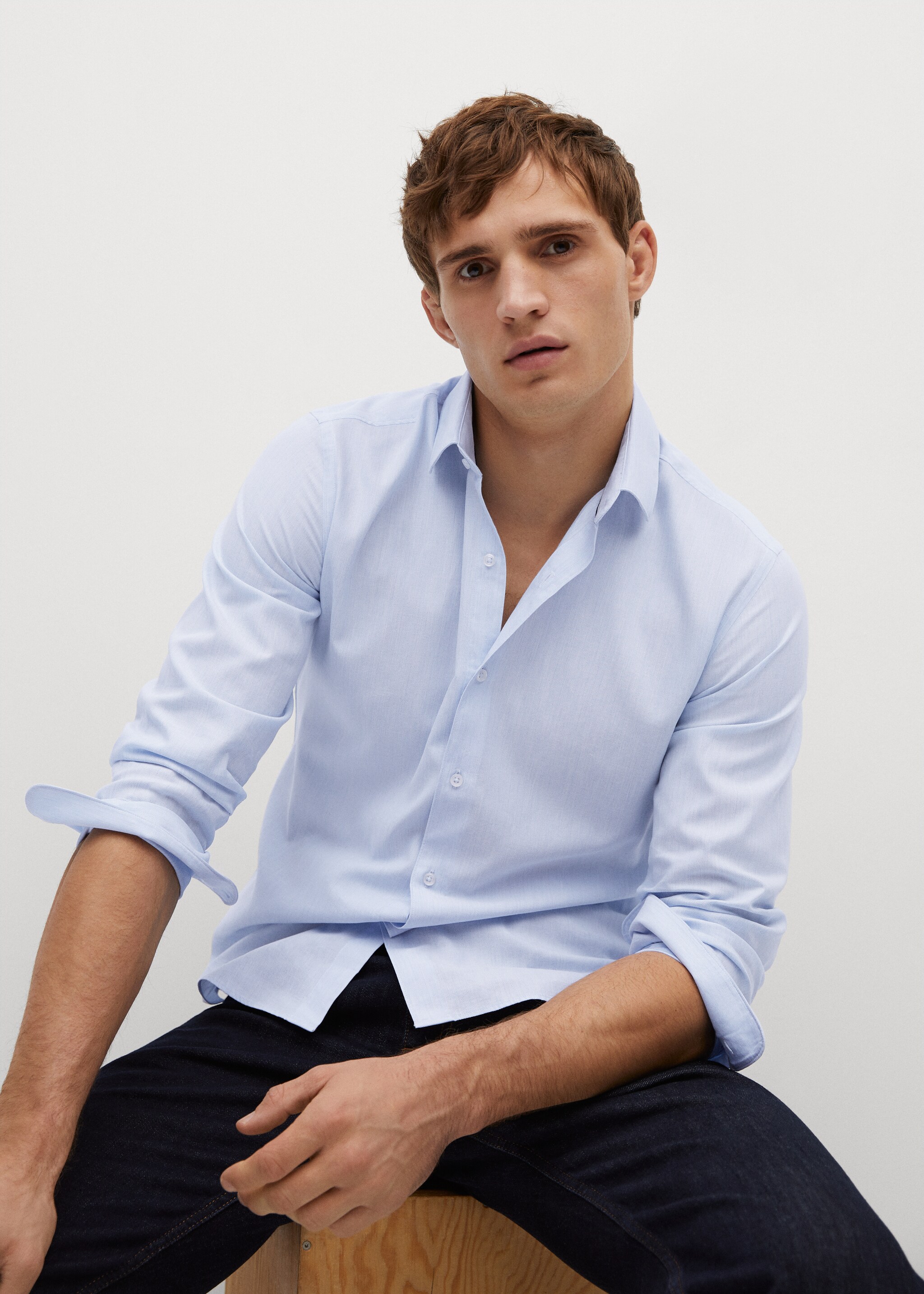 Bavlněná košile slim fit - Detail zboží 4