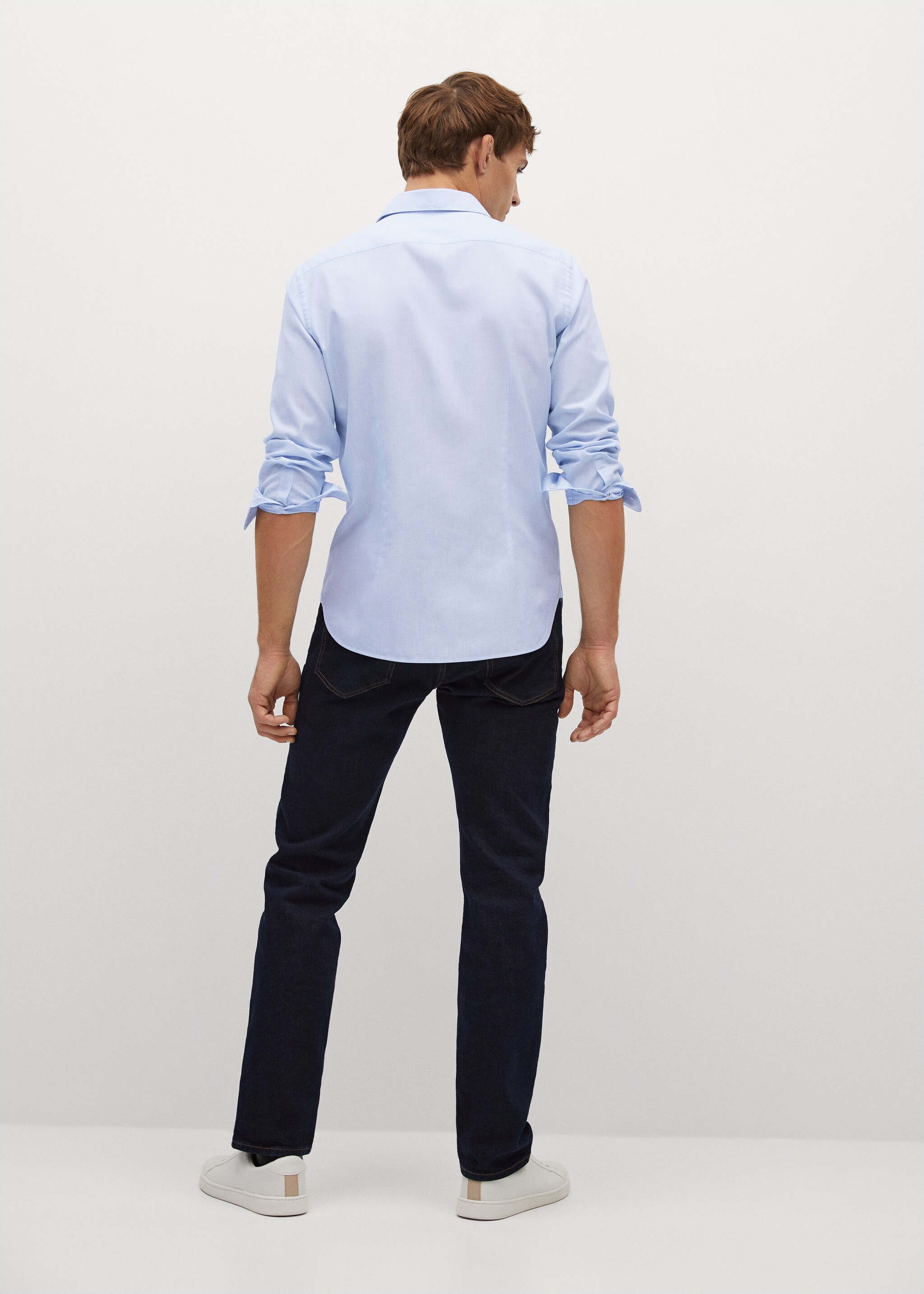 Bavlněná košile slim fit - Zadní strana zboží
