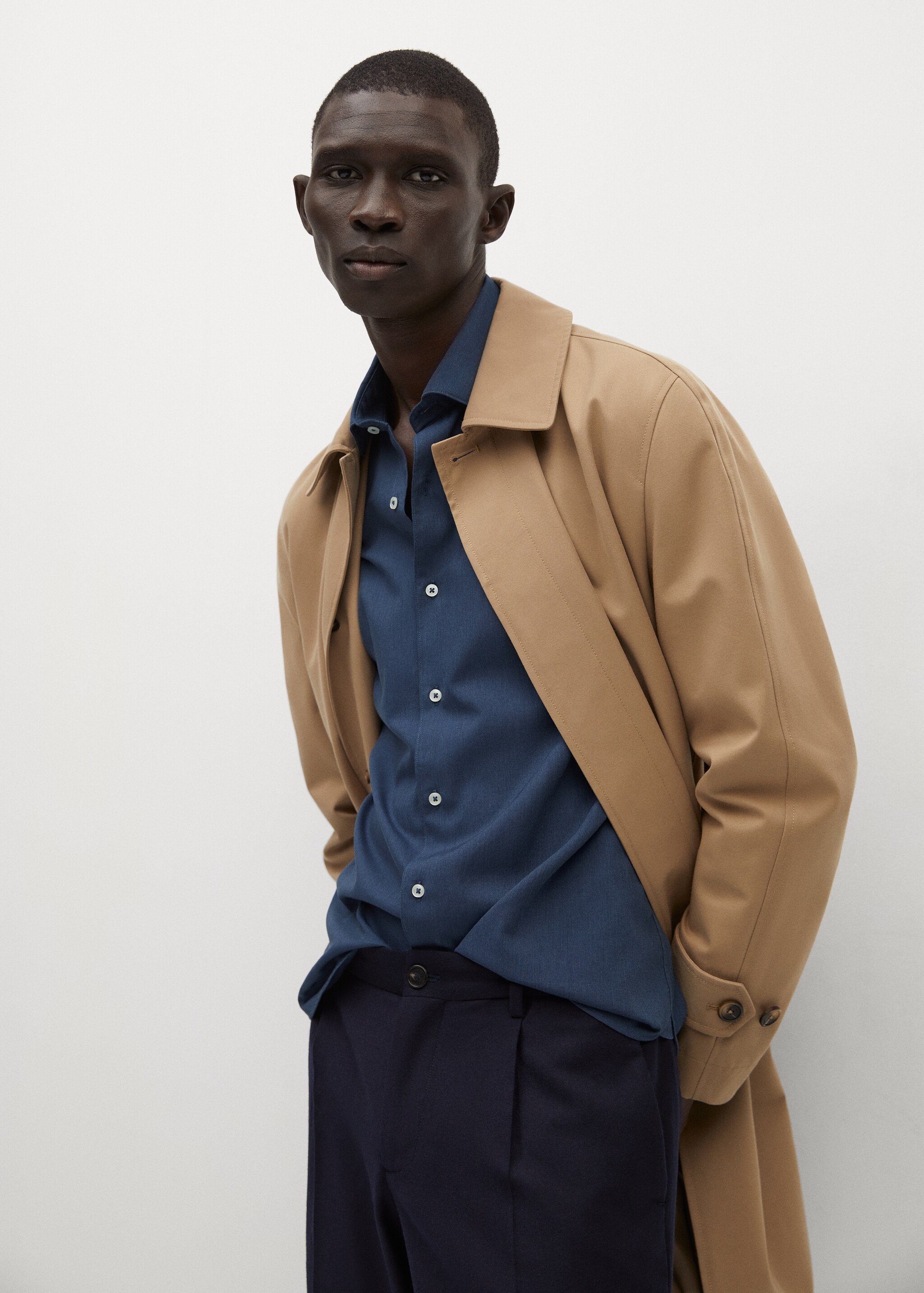 Bavlněná košile slim fit - Detail zboží 2
