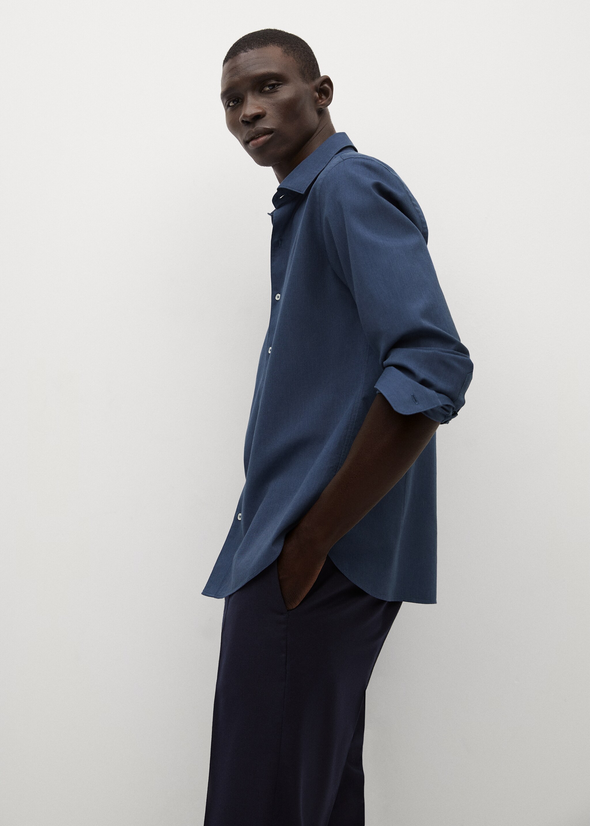 Bavlněná košile slim fit - Detail zboží 3