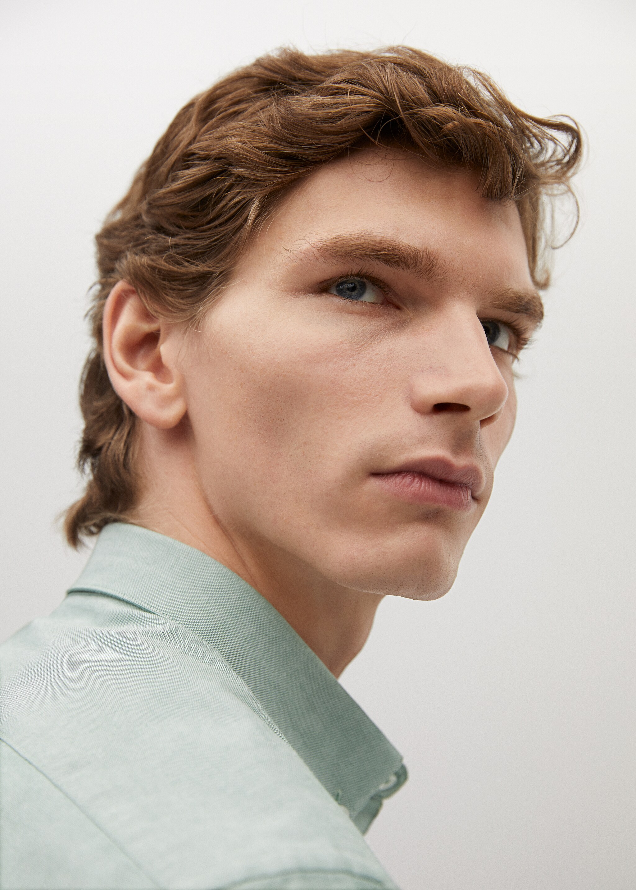 Regular fit Oxford cotton shirt - Details of the article 3