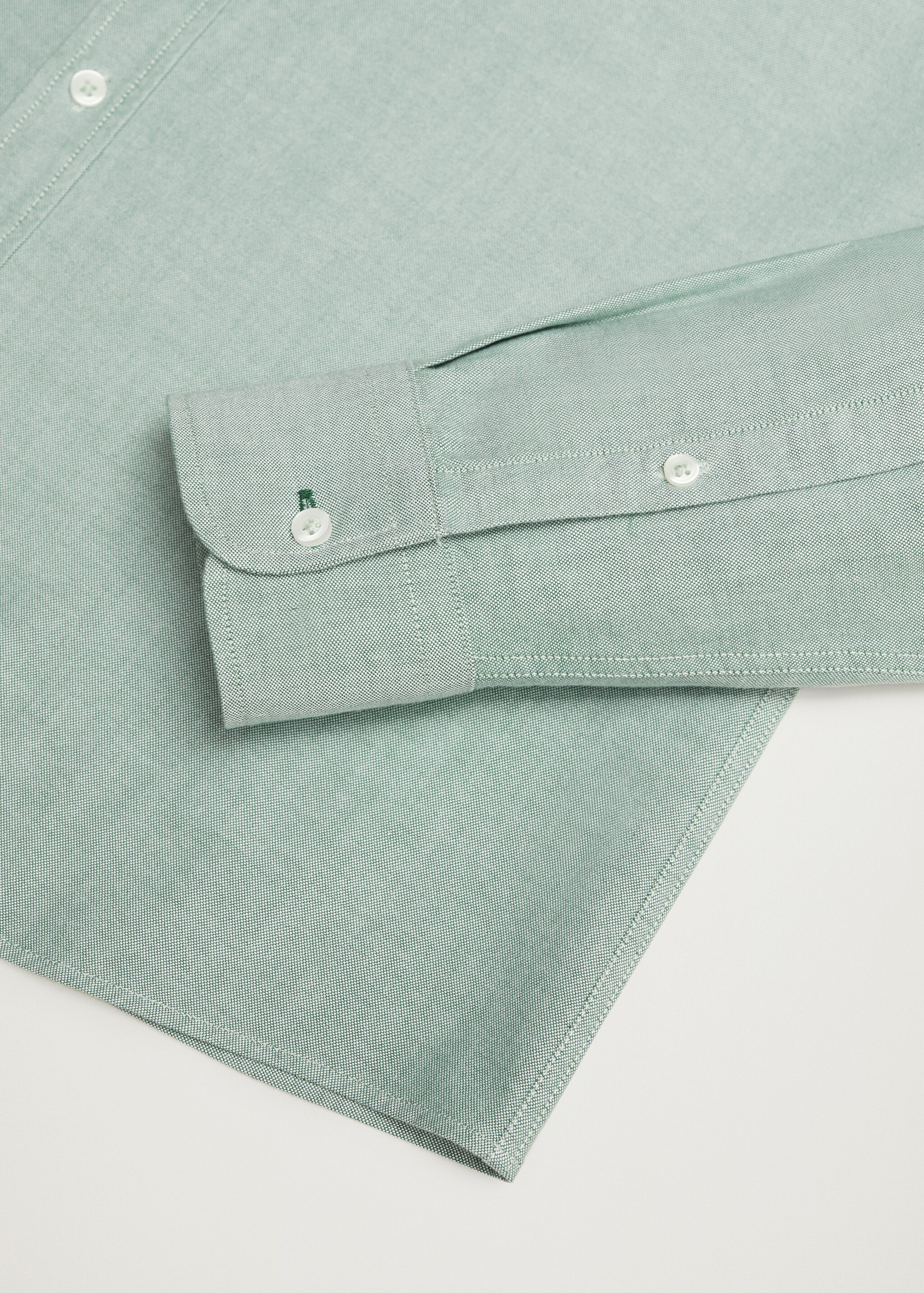 Regular fit Oxford cotton shirt - Details of the article 7