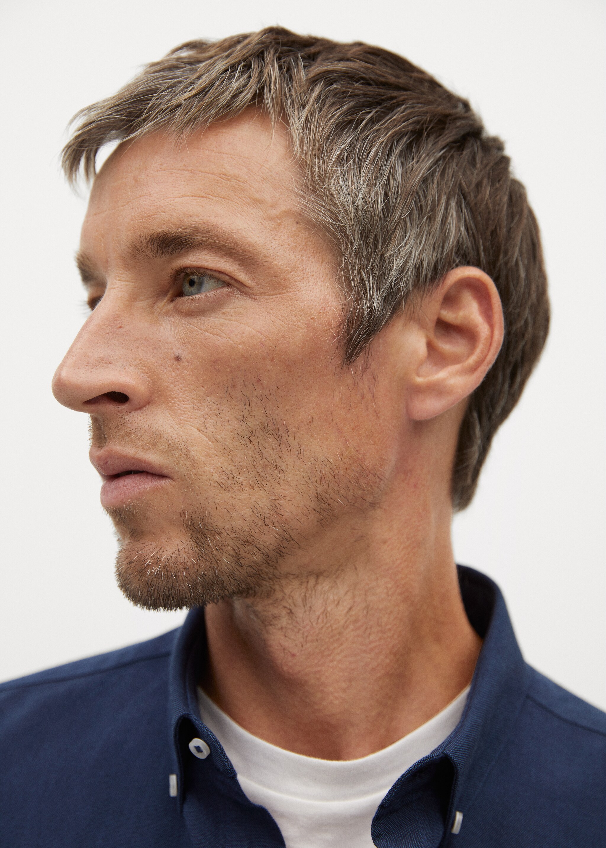 Regular fit Oxford cotton shirt - Details of the article 1