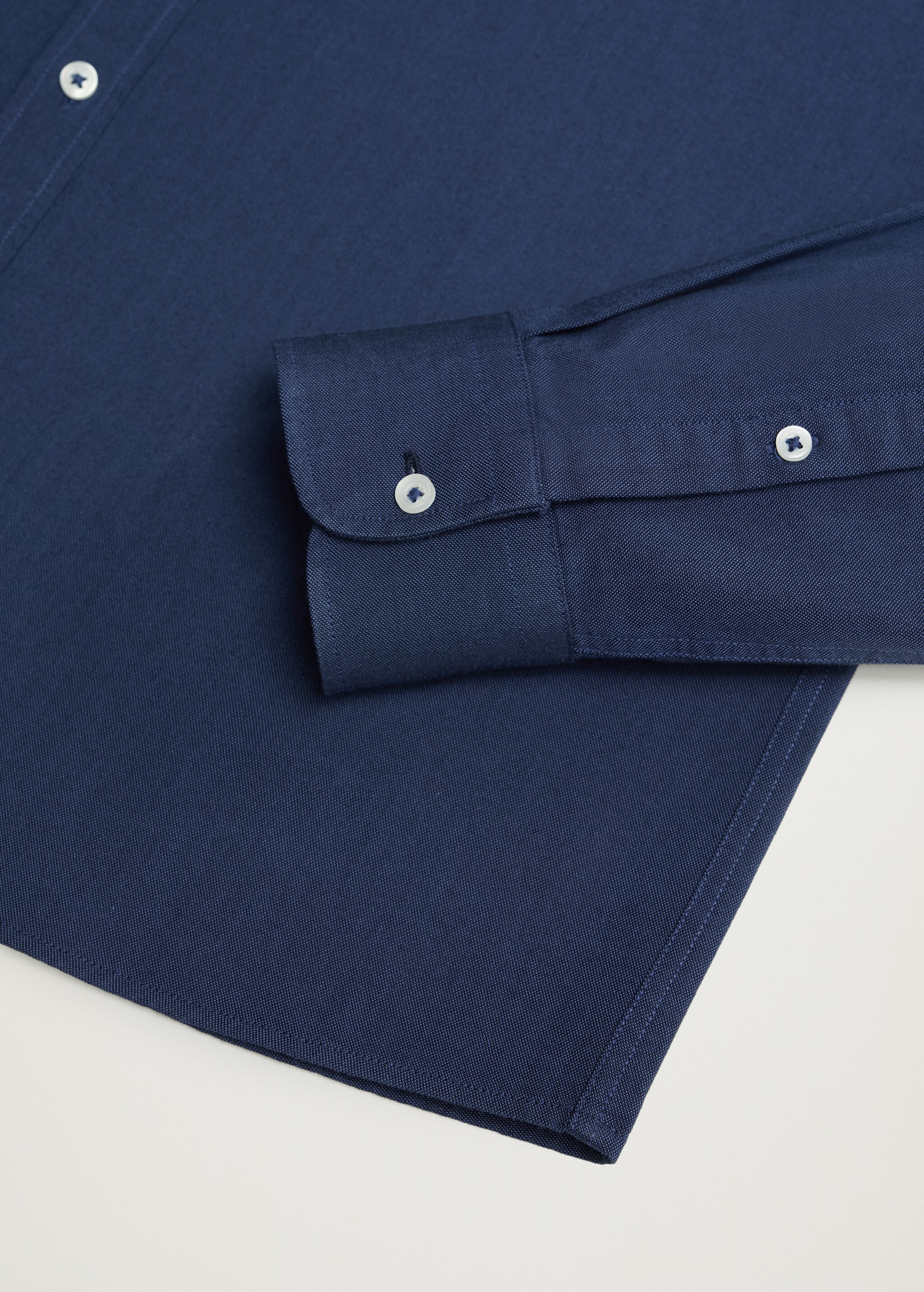 Regular fit Oxford cotton shirt - Details of the article 7