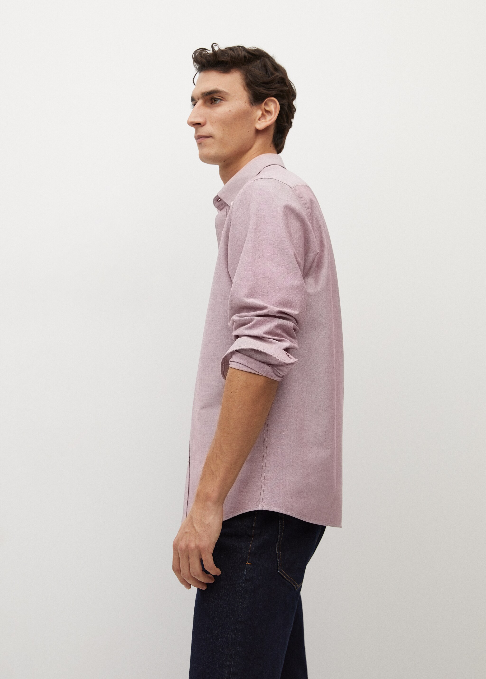 Regular fit Oxford cotton shirt - Details of the article 3