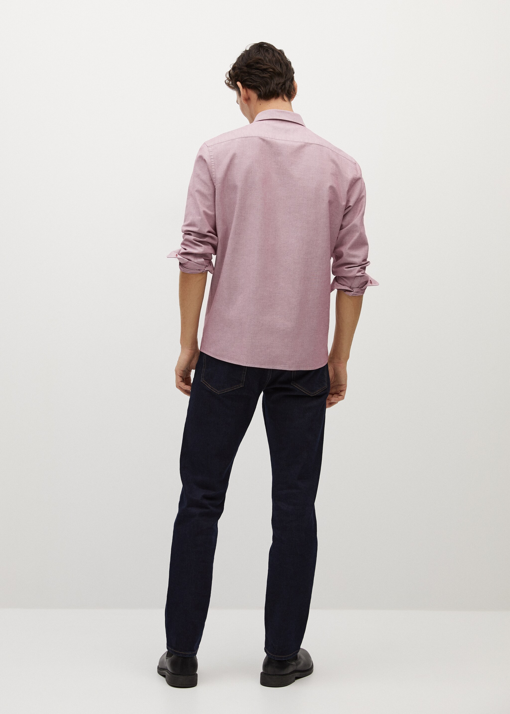 Regular fit Oxford cotton shirt - Reverse of the article
