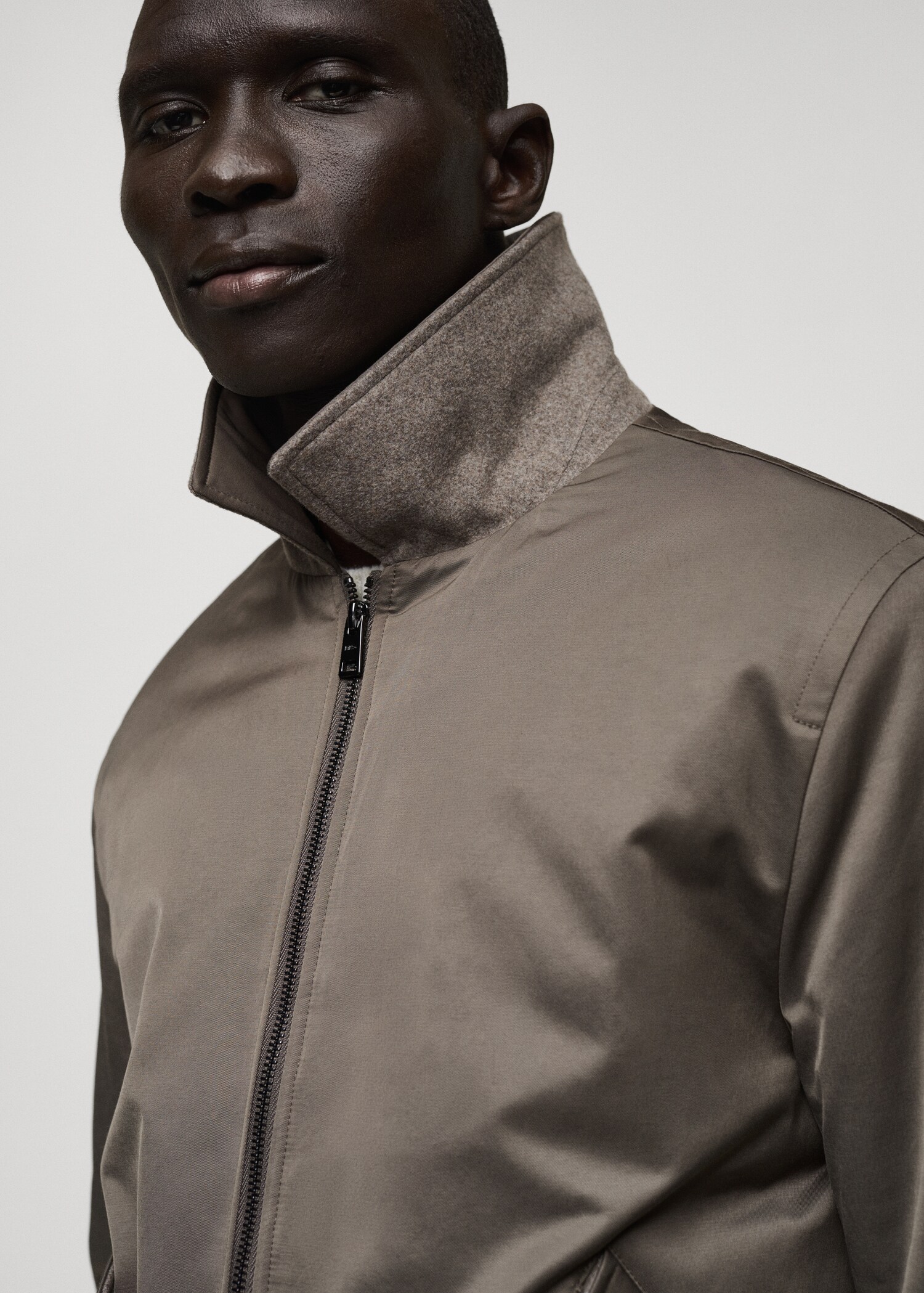 Quilted water repellent jacket - Details of the article 1