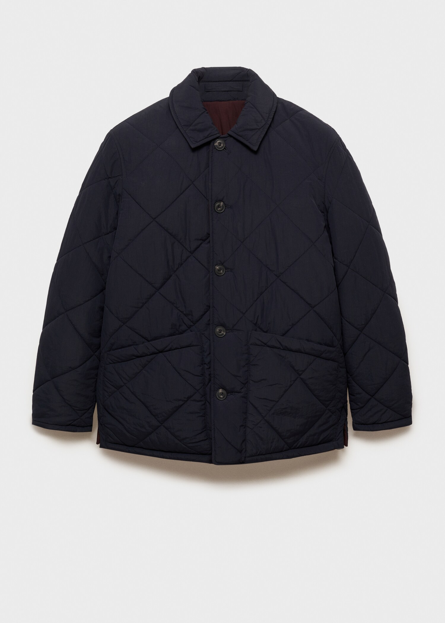 Two-tone reversible quilted jacket - Article without model