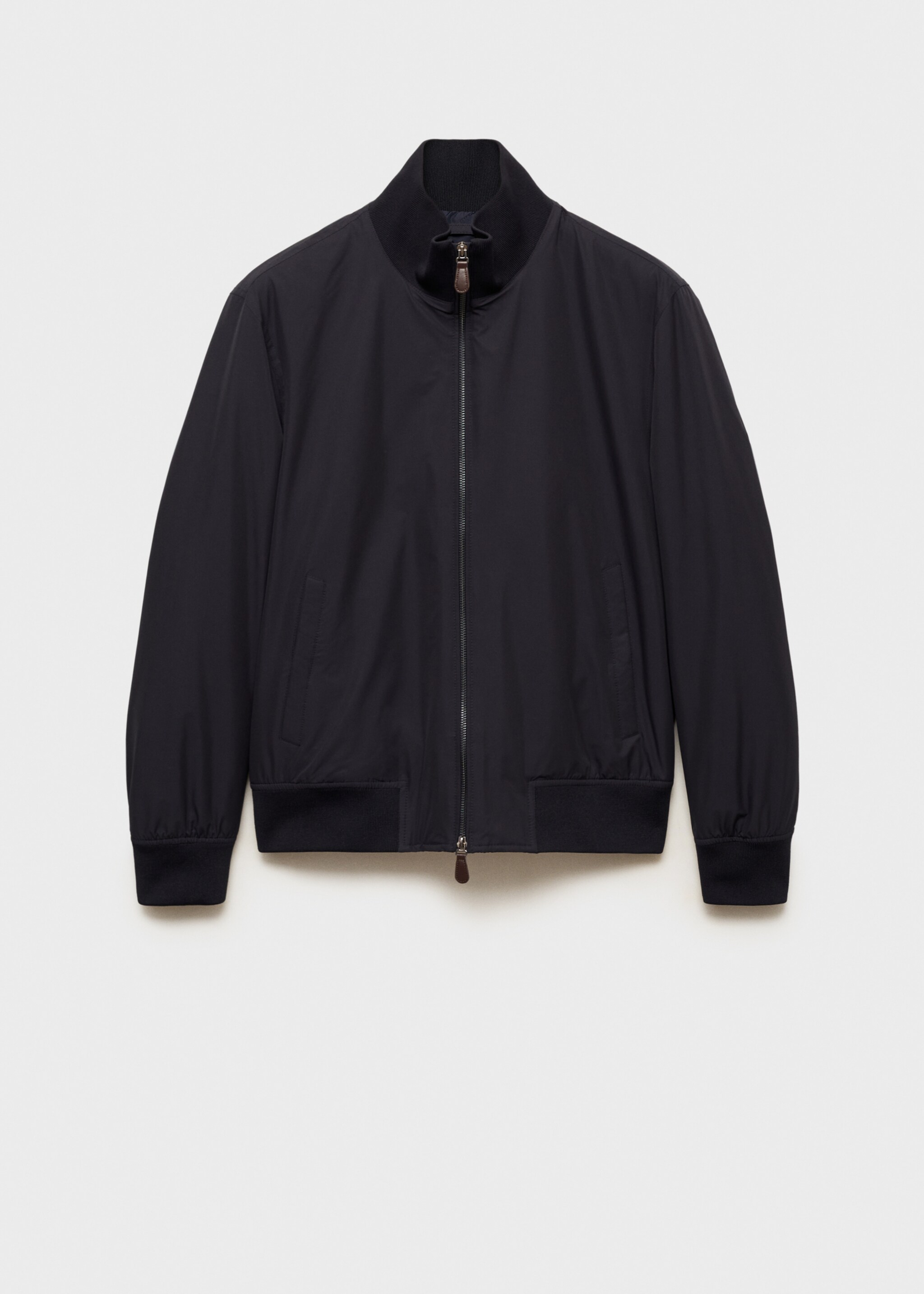 Wasserabweisende Stepp-Bomberjacke - Artikel ohne Model, Dunkles Marineblau. Ref: 87010580-00.