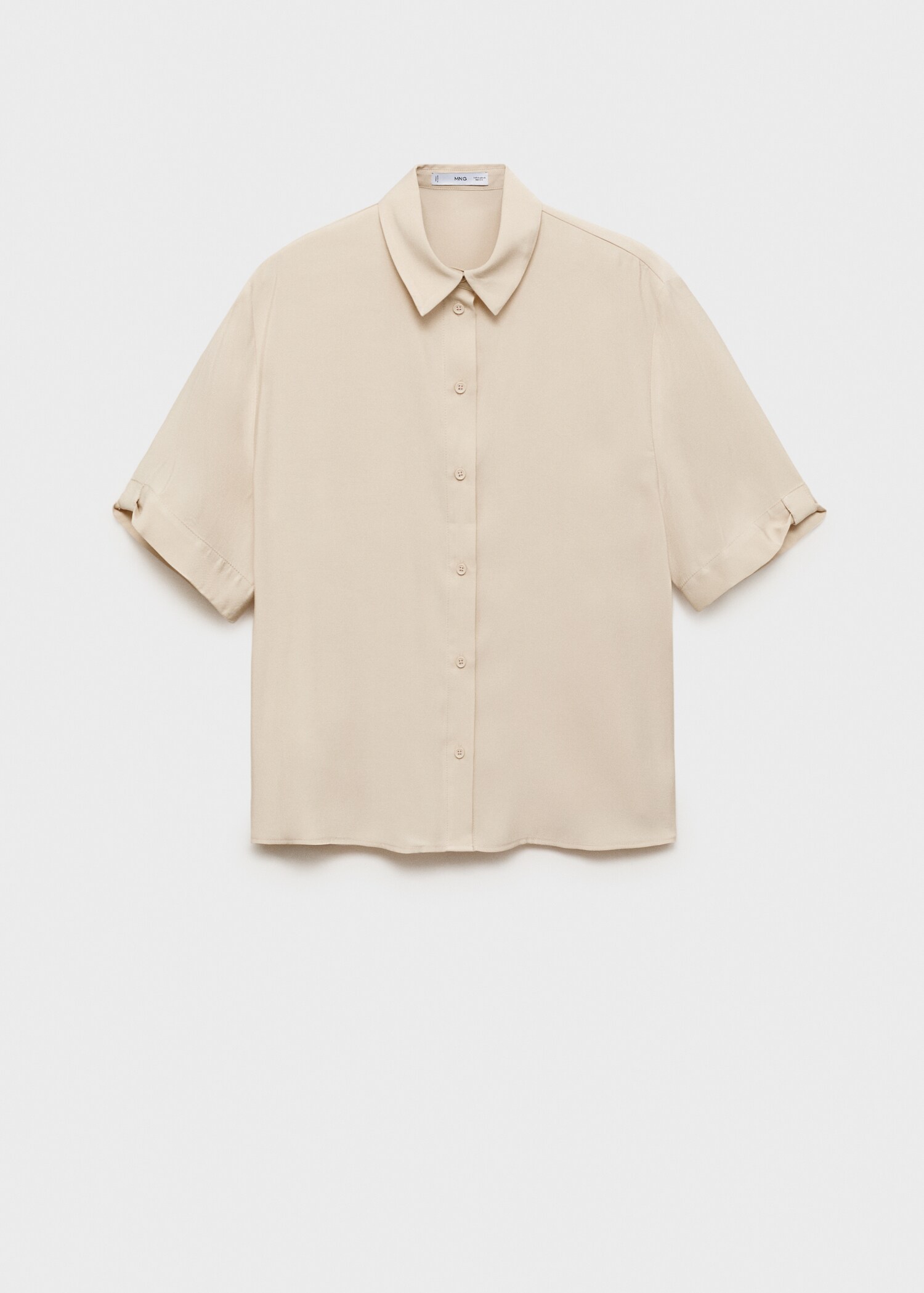 Short sleeve fluid shirt - Article without model