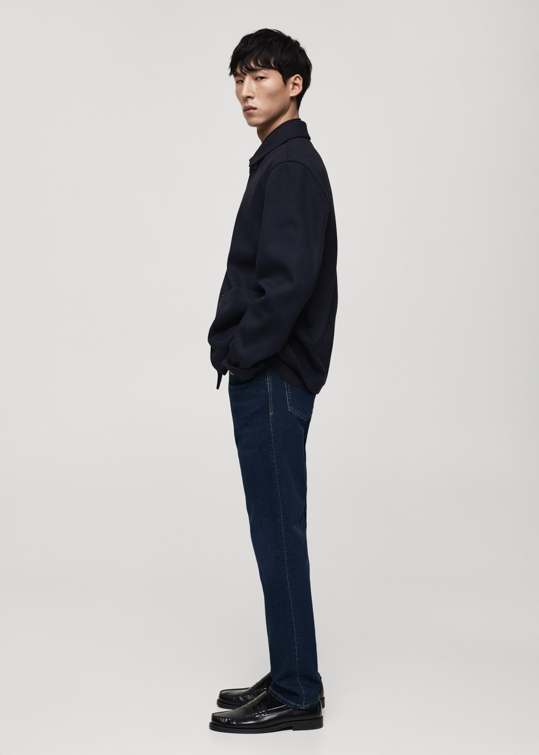 Slim fit Ultra Soft Touch Patrick jeans - Details of the article 2, Dark Blue. Ref: 87010594-00.