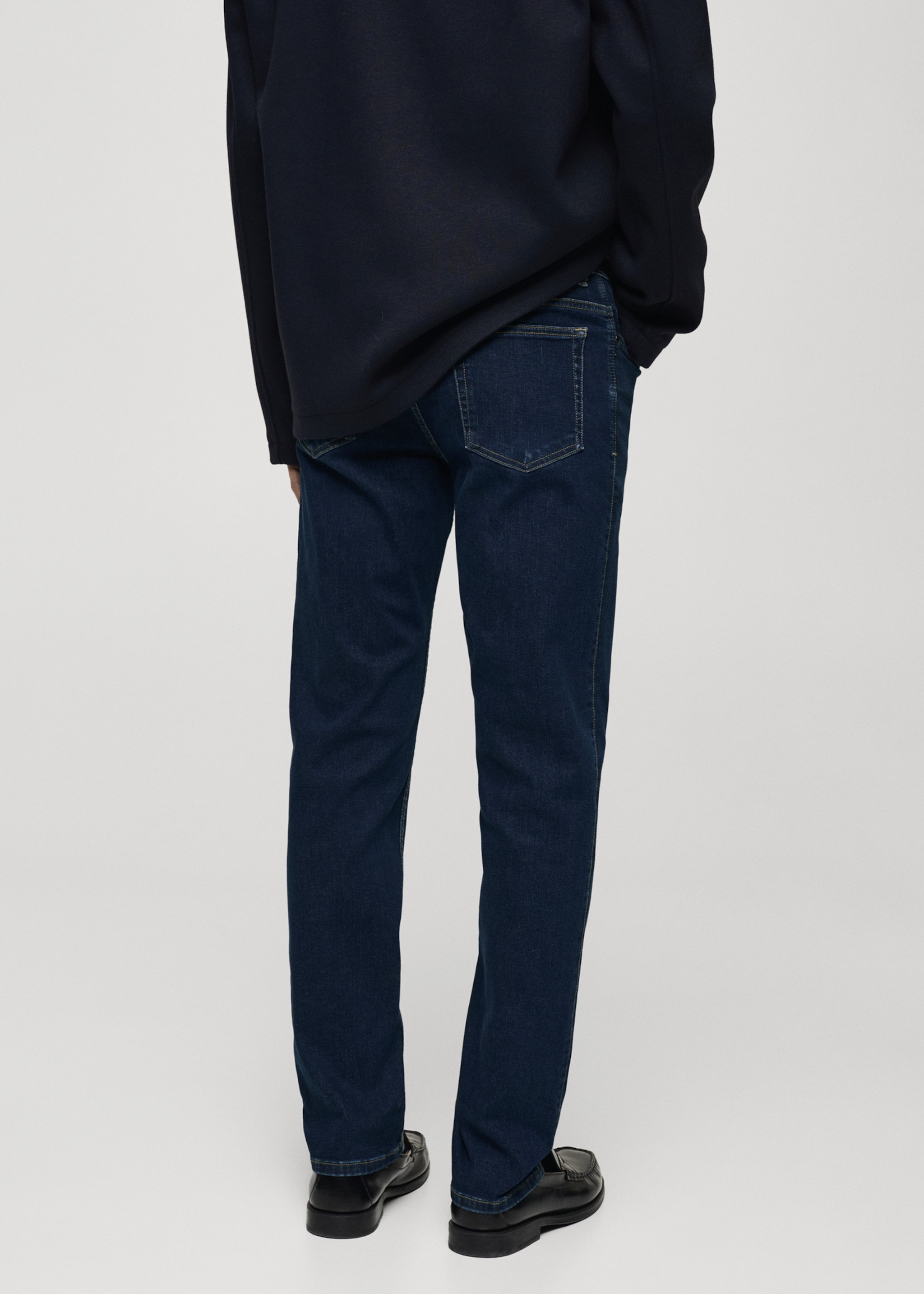 Slim fit Ultra Soft Touch Patrick jeans - Reverse of the article, Dark Blue. Ref: 87010594-00.