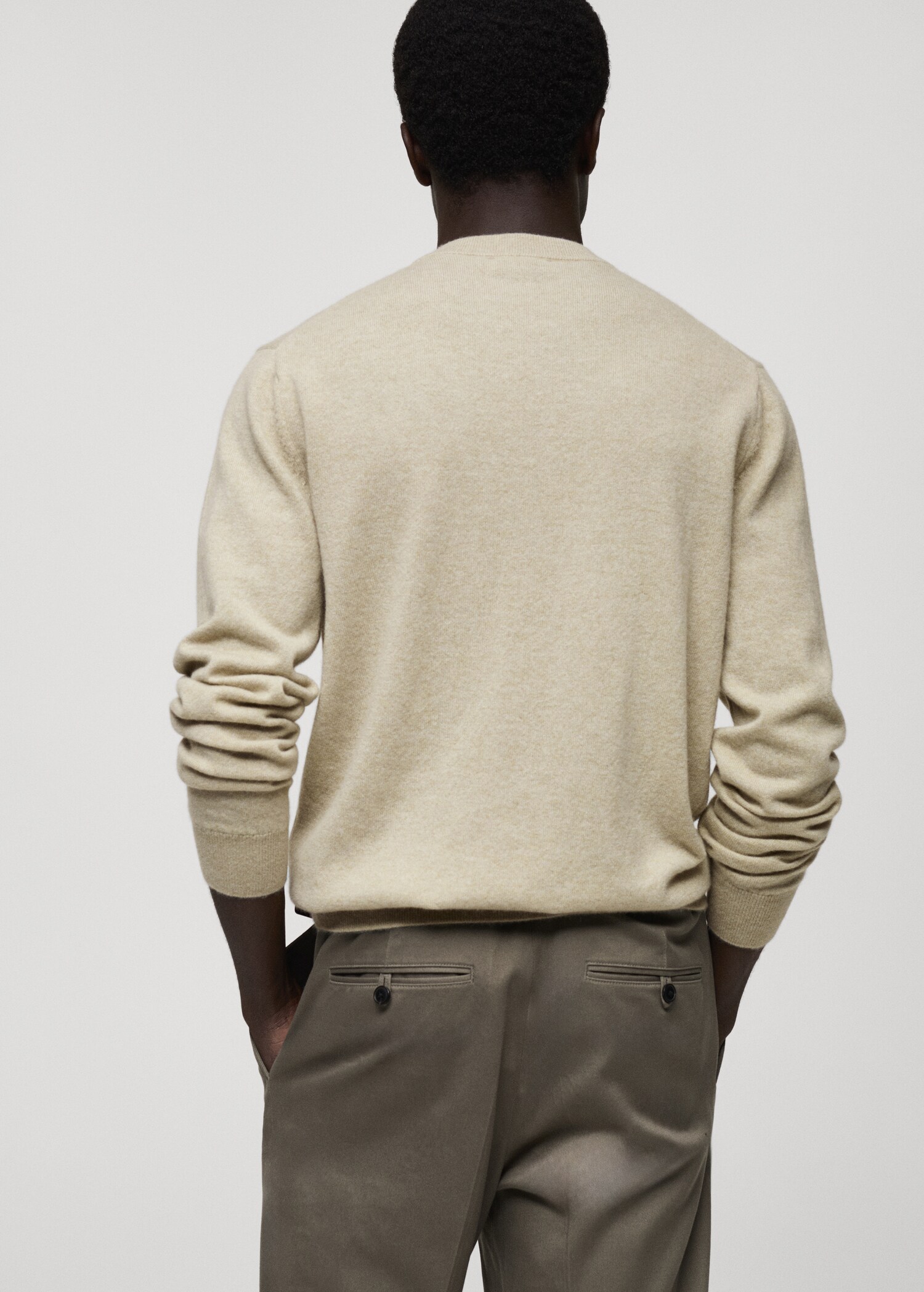 Pull-over 100 % cachemire regular-fit - Verso de l’article