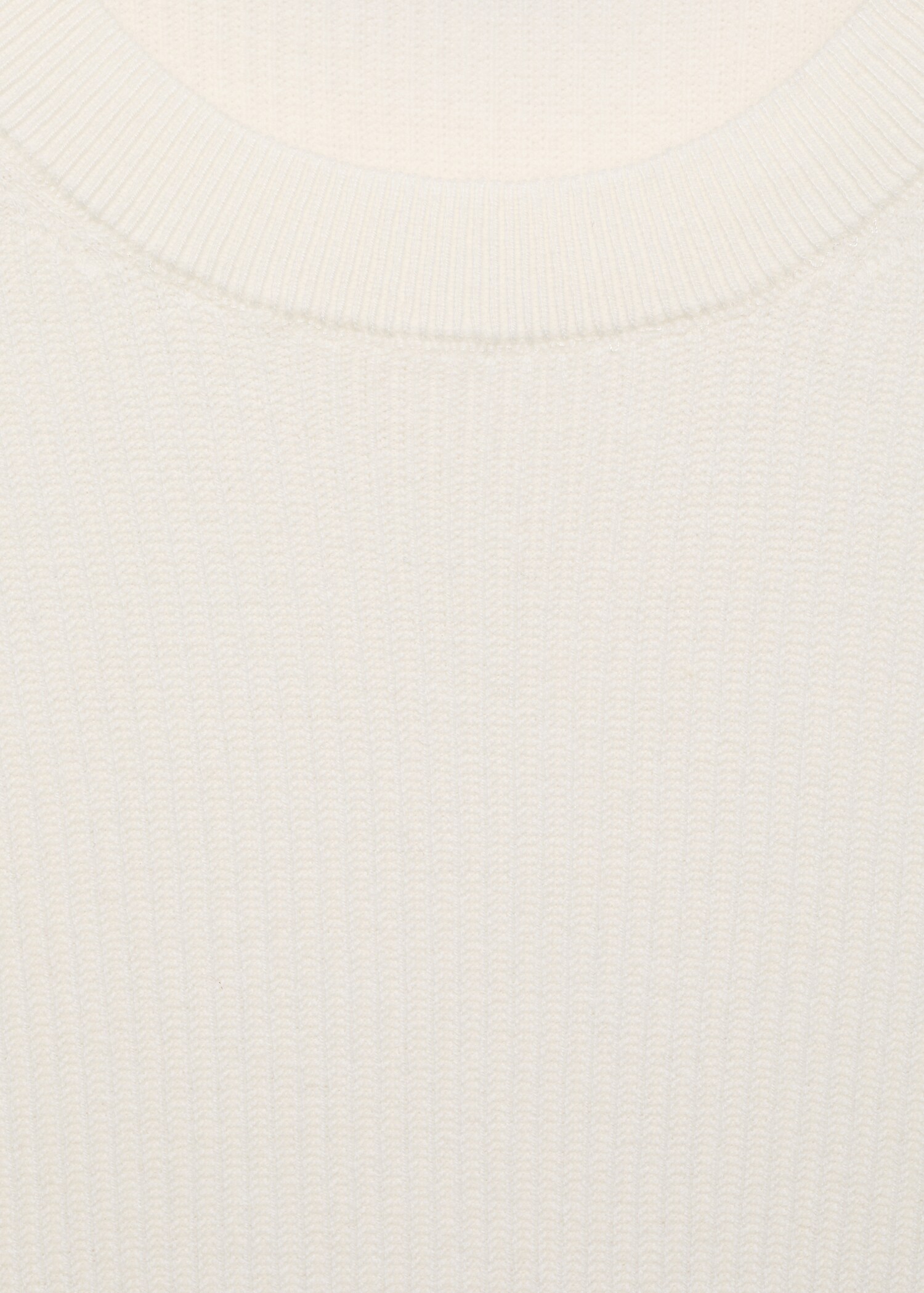 Feinstrickpullover aus Baumwolle mit Rippmuster - Detail des Artikels 8