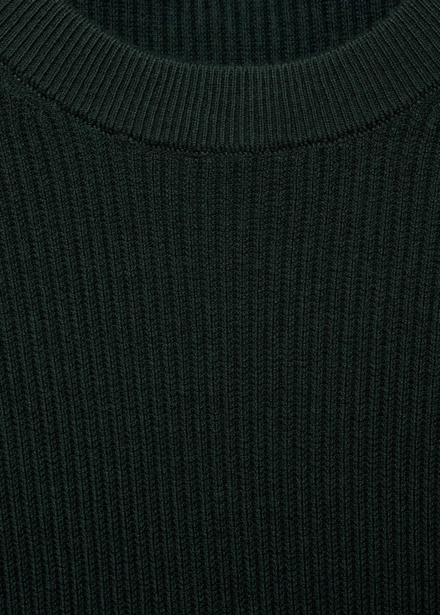 Feinstrickpullover aus Baumwolle mit Rippmuster - Detail des Artikels 8