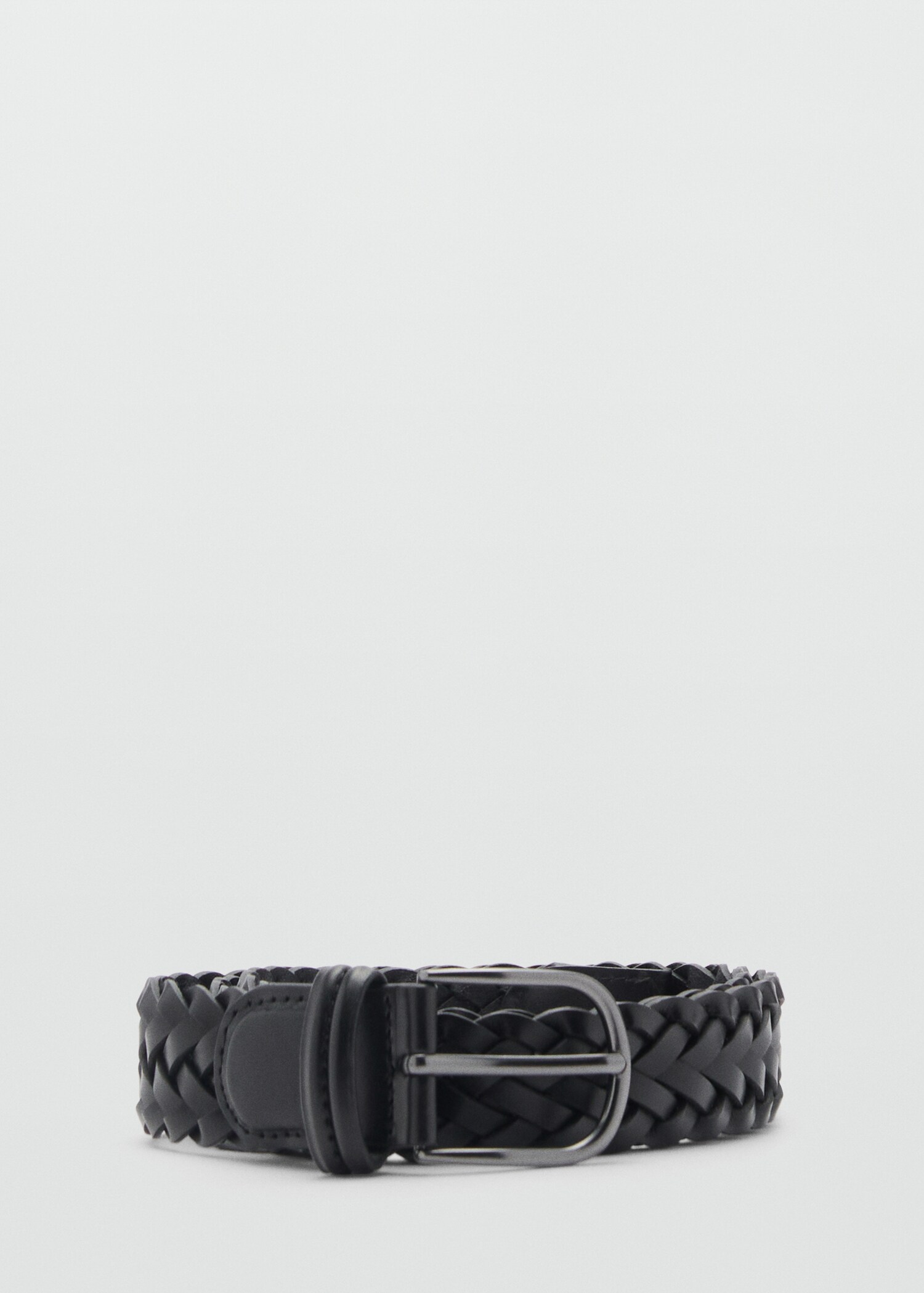 Braided leather belt - Article without model