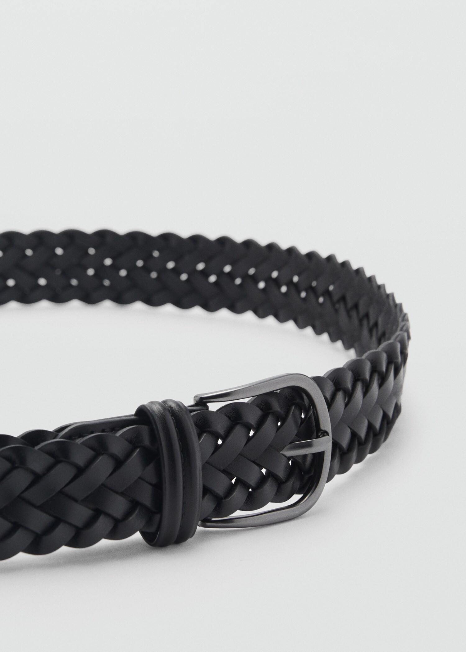 Braided leather belt - Details of the article 1