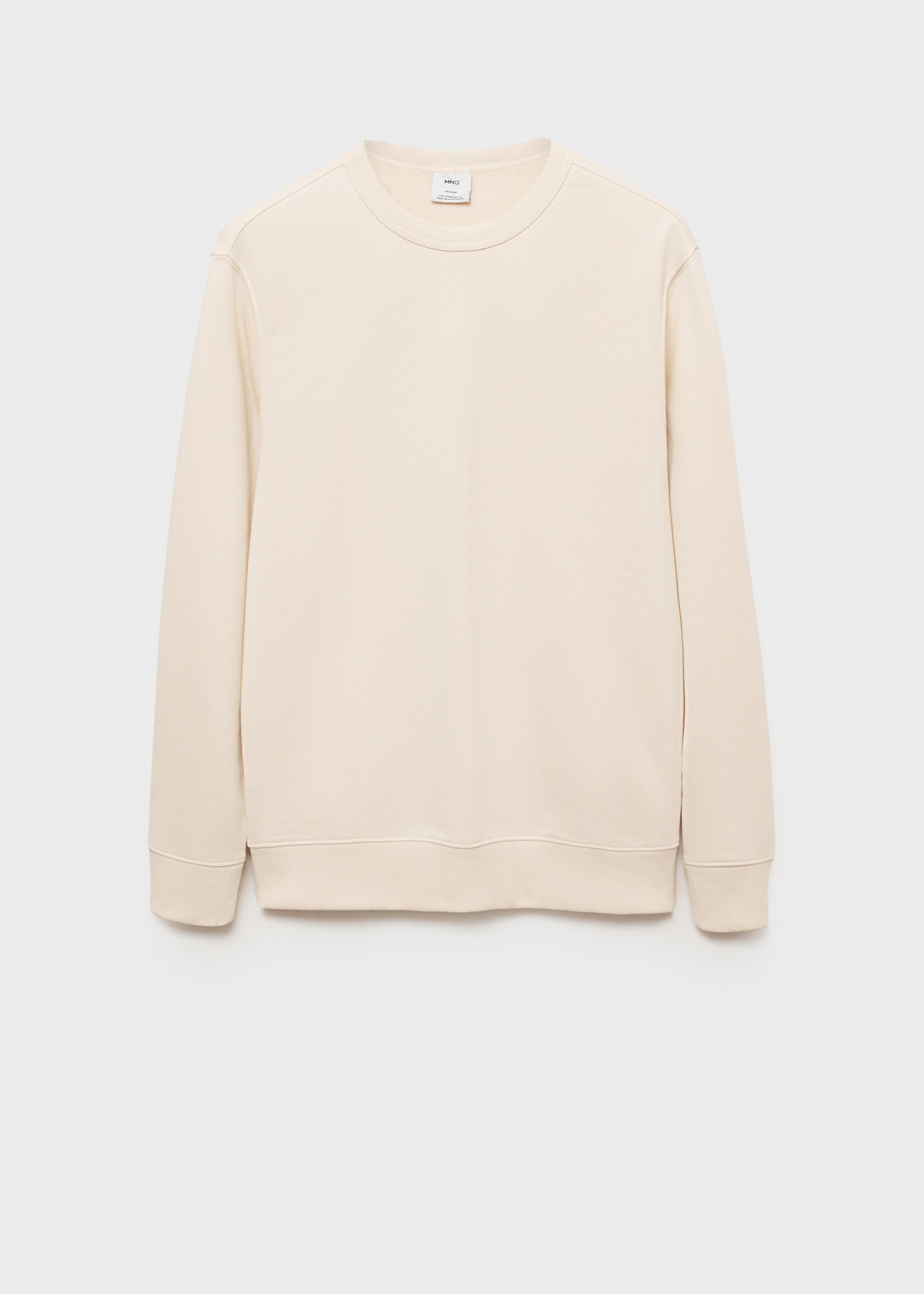 Dessuadora cotó regular fit - Article sense model, Cru. Ref: 87010620-00.