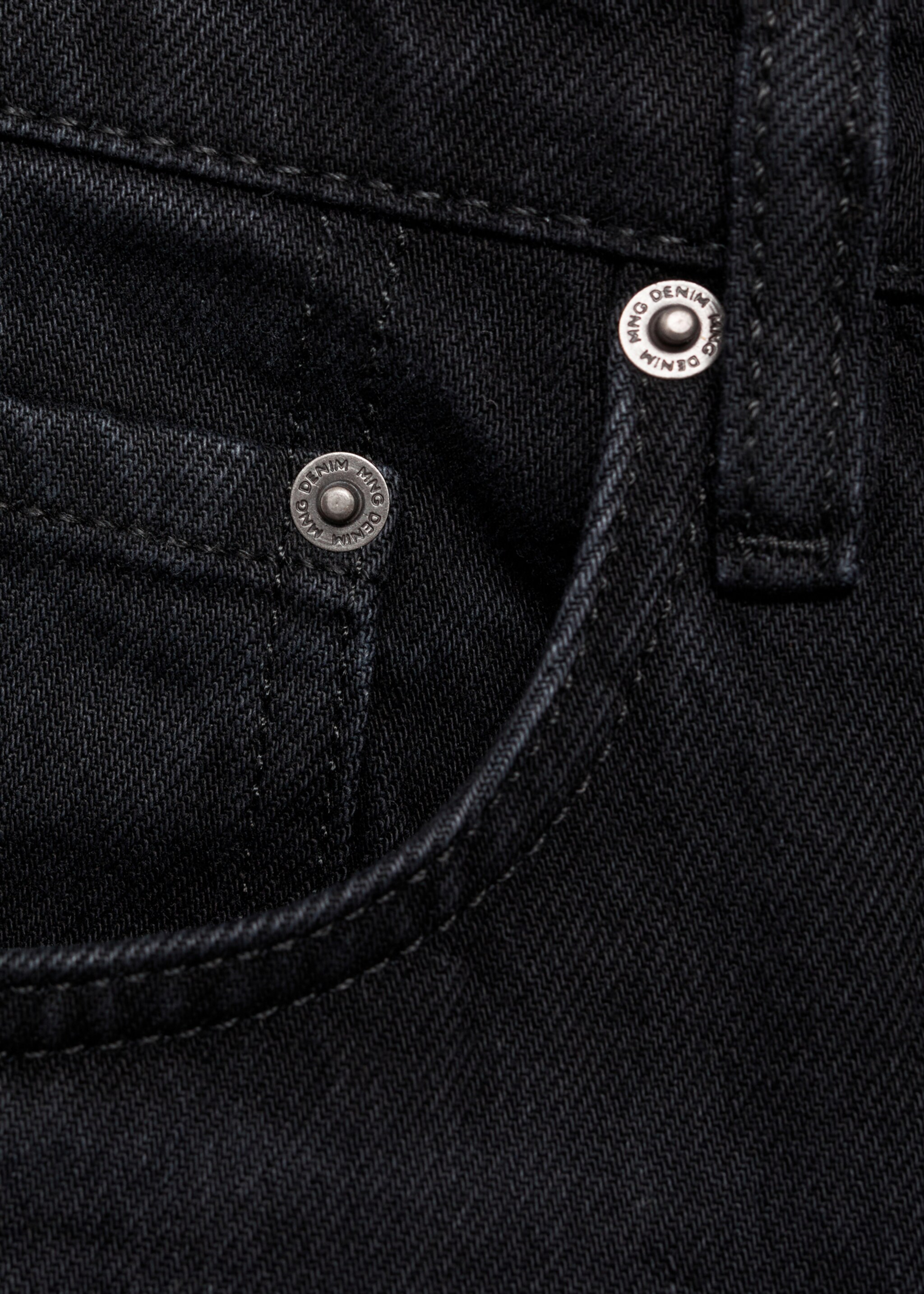 Texans Moby straight fit negres - Detall de l'article 0, Black denim. Ref: 87010621-00.