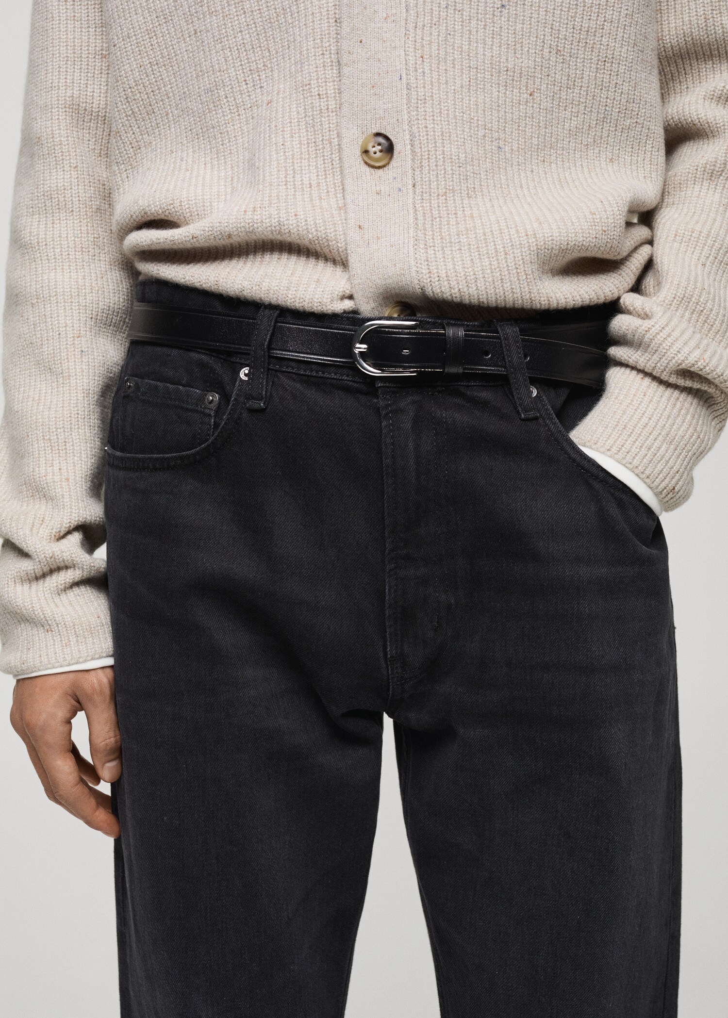 Jean Moby straight-fit noir - Détail de l'article 1