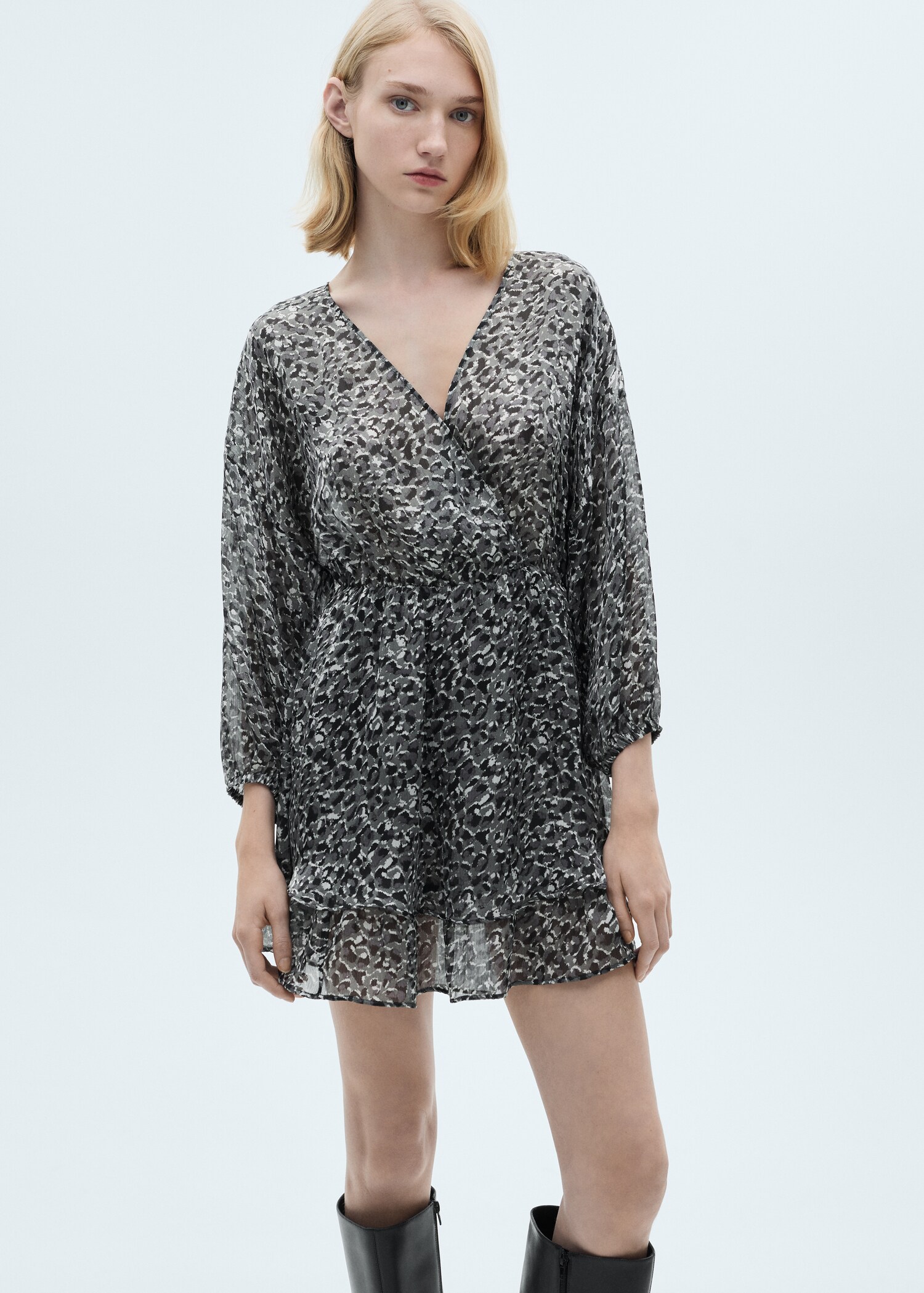 Vestit volants animal print - Pla mig