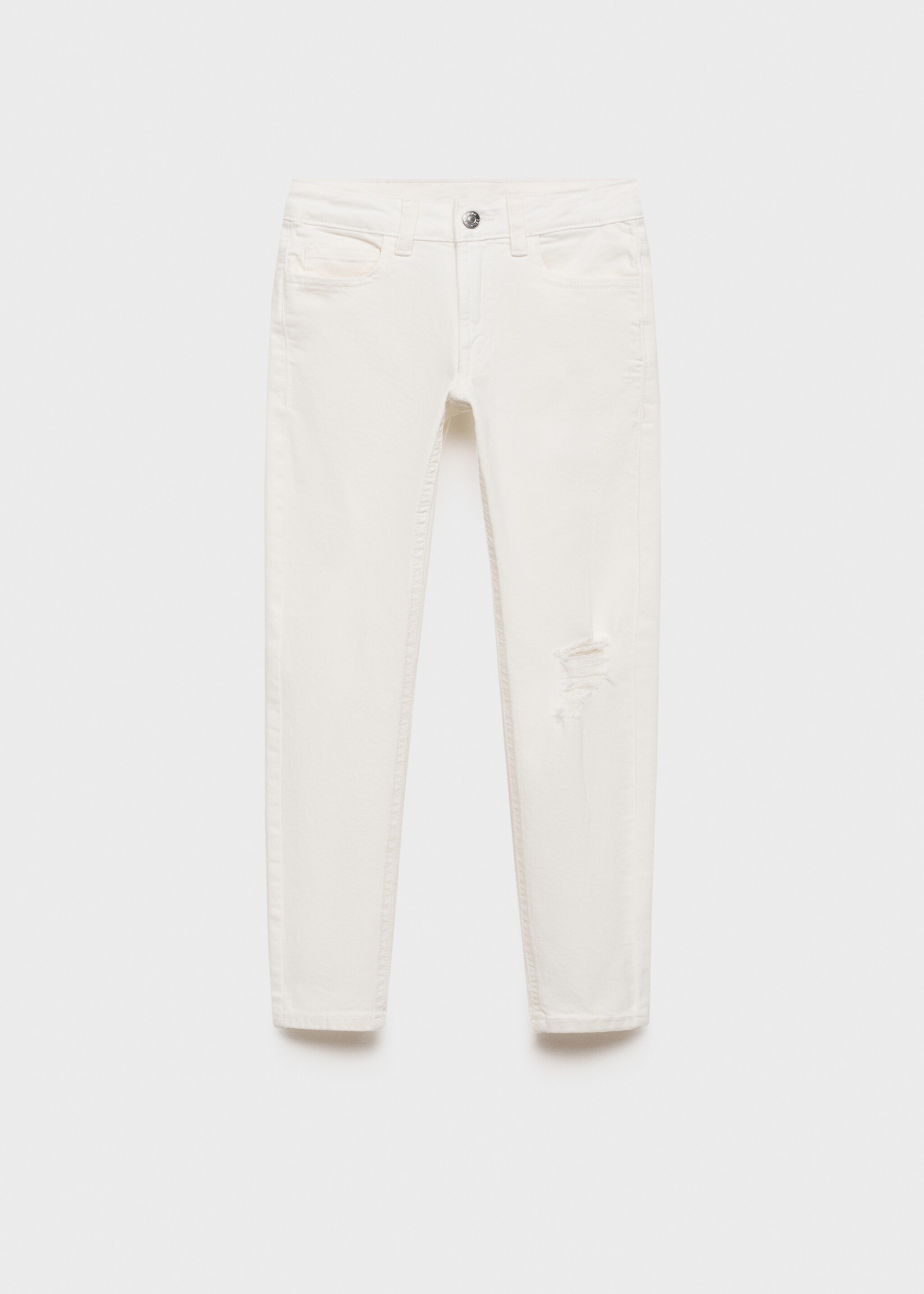 Slim-fit jeans - Article without model, White. Ref: 87010624-00.