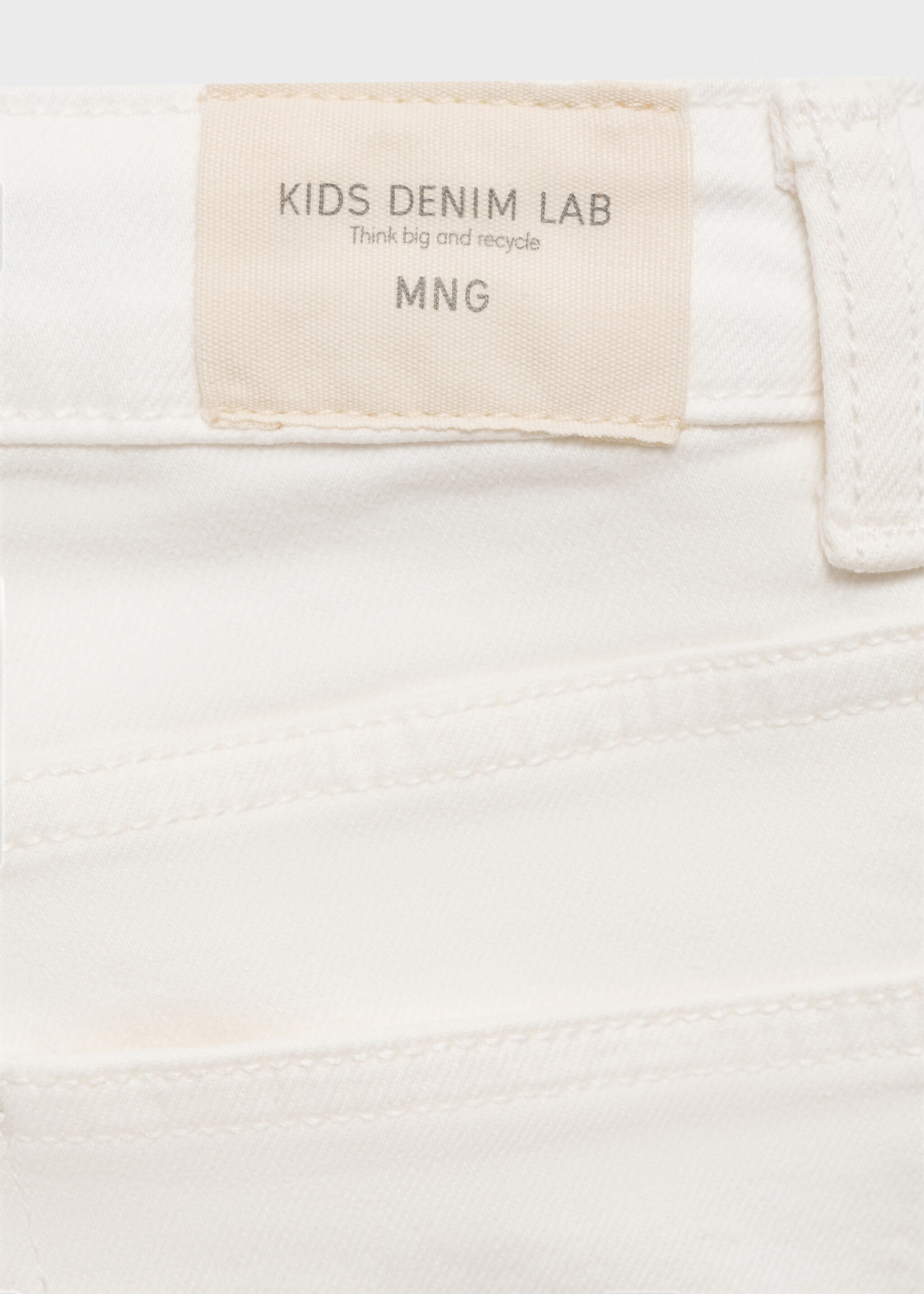 Slim-fit jeans - Details of the article 0, White. Ref: 87010624-00.
