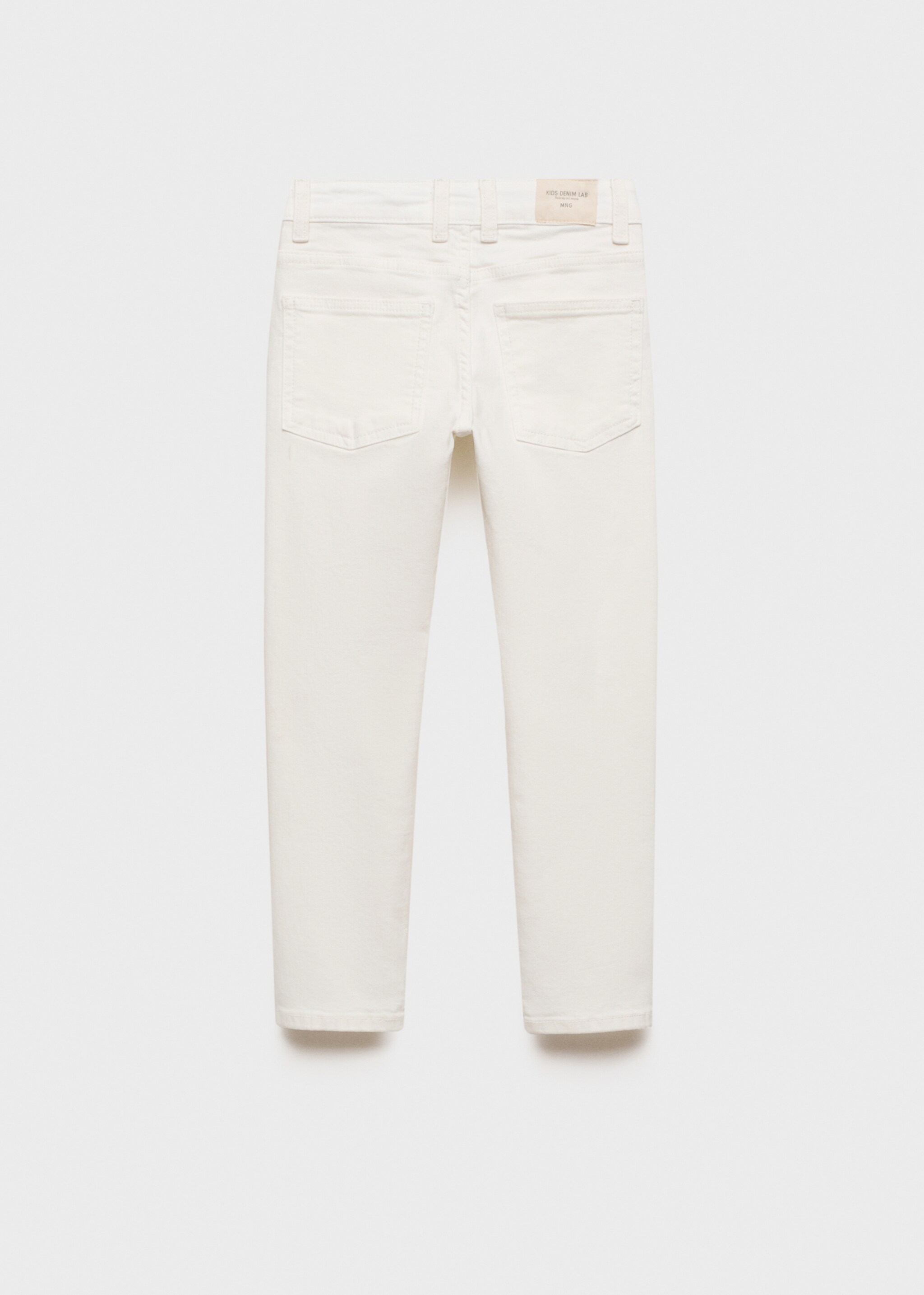 Slim-fit jeans - Reverse of the article, White. Ref: 87010624-00.