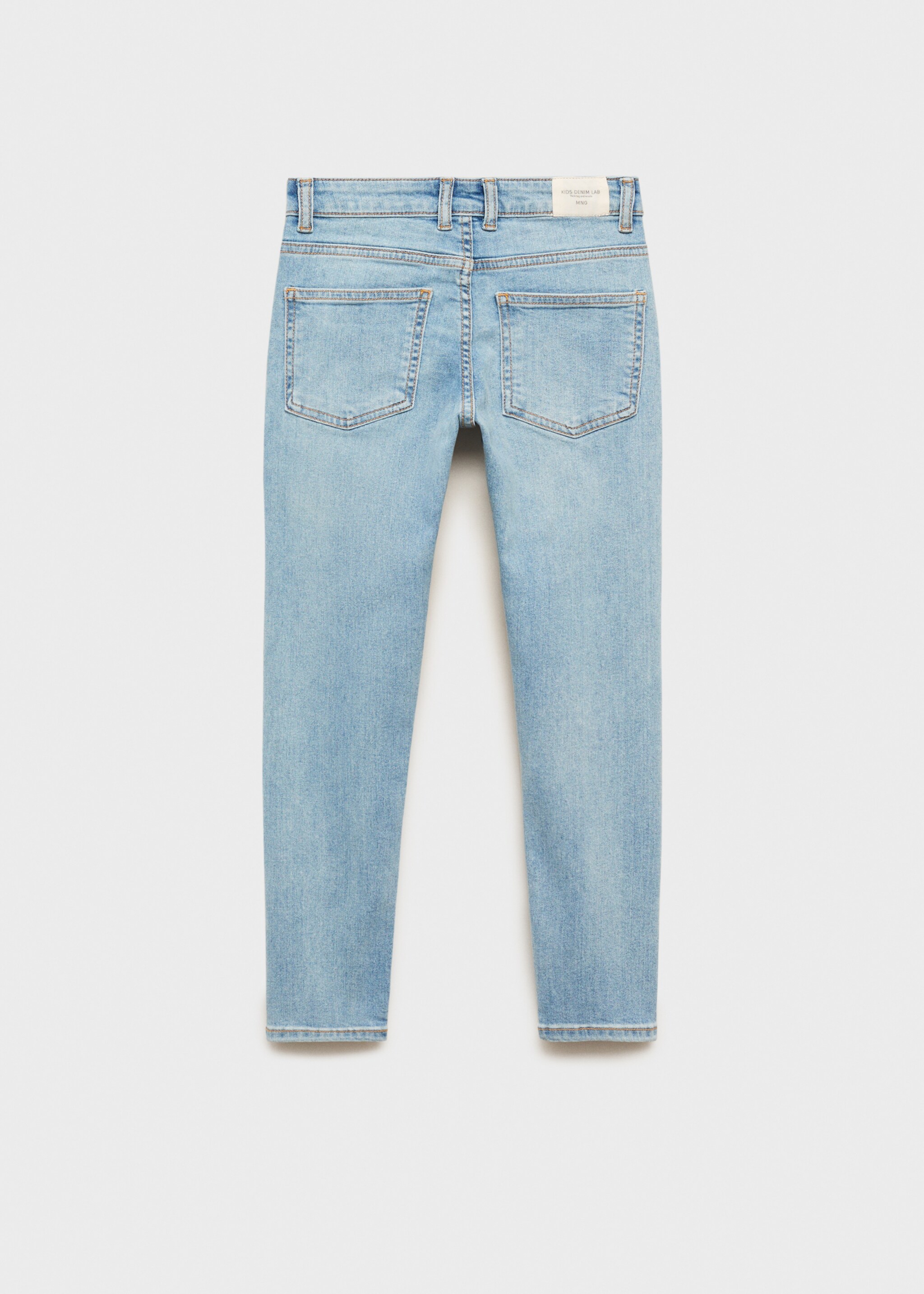 Slim-fit jeans - Reverse of the article, Light Blue. Ref: 87010624-00.