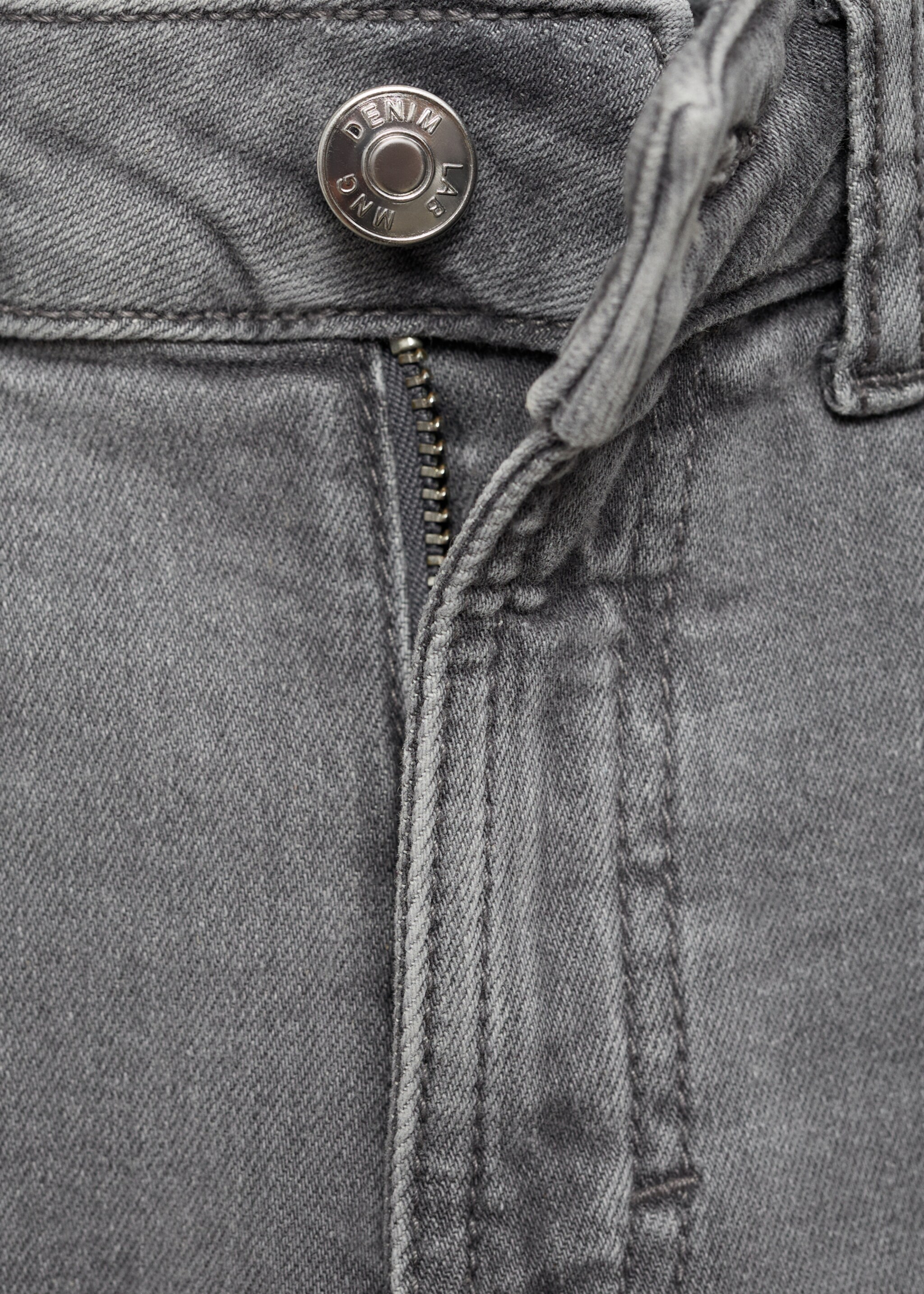 Slim-fit jeans - Details of the article 8, Denim Grey. Ref: 87010624-00.