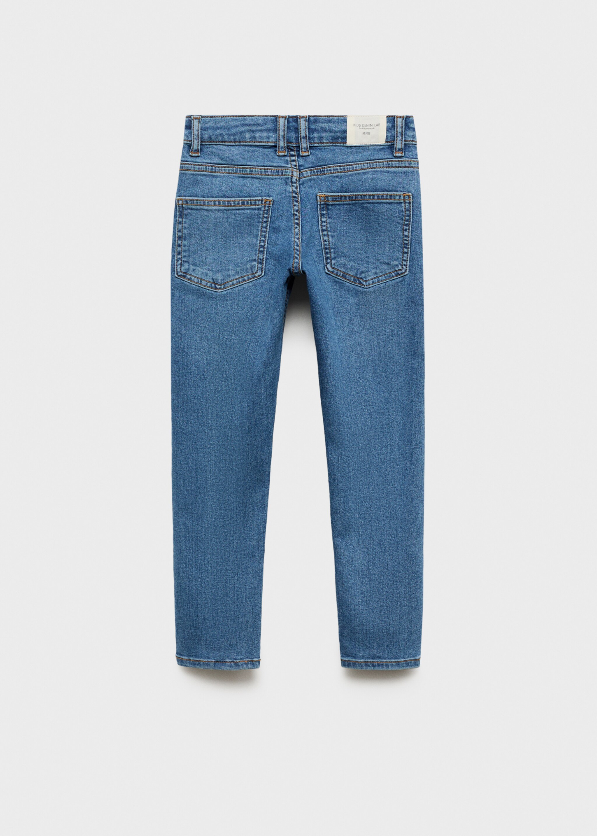 Slim-fit jeans - Reverse of the article, Medium Blue. Ref: 87010624-00.