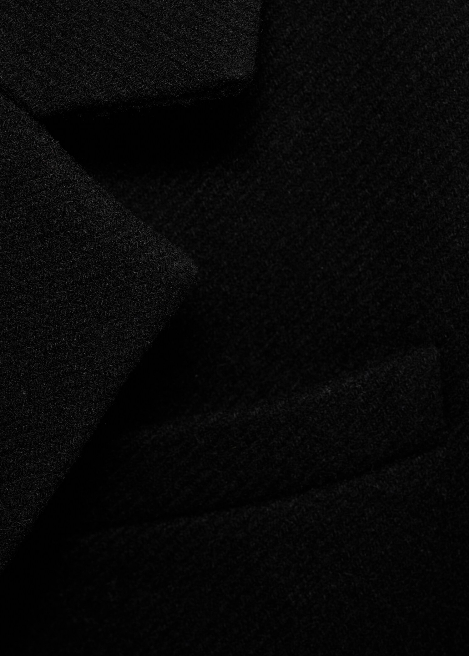 Long structured wool coat - Details of the article 8