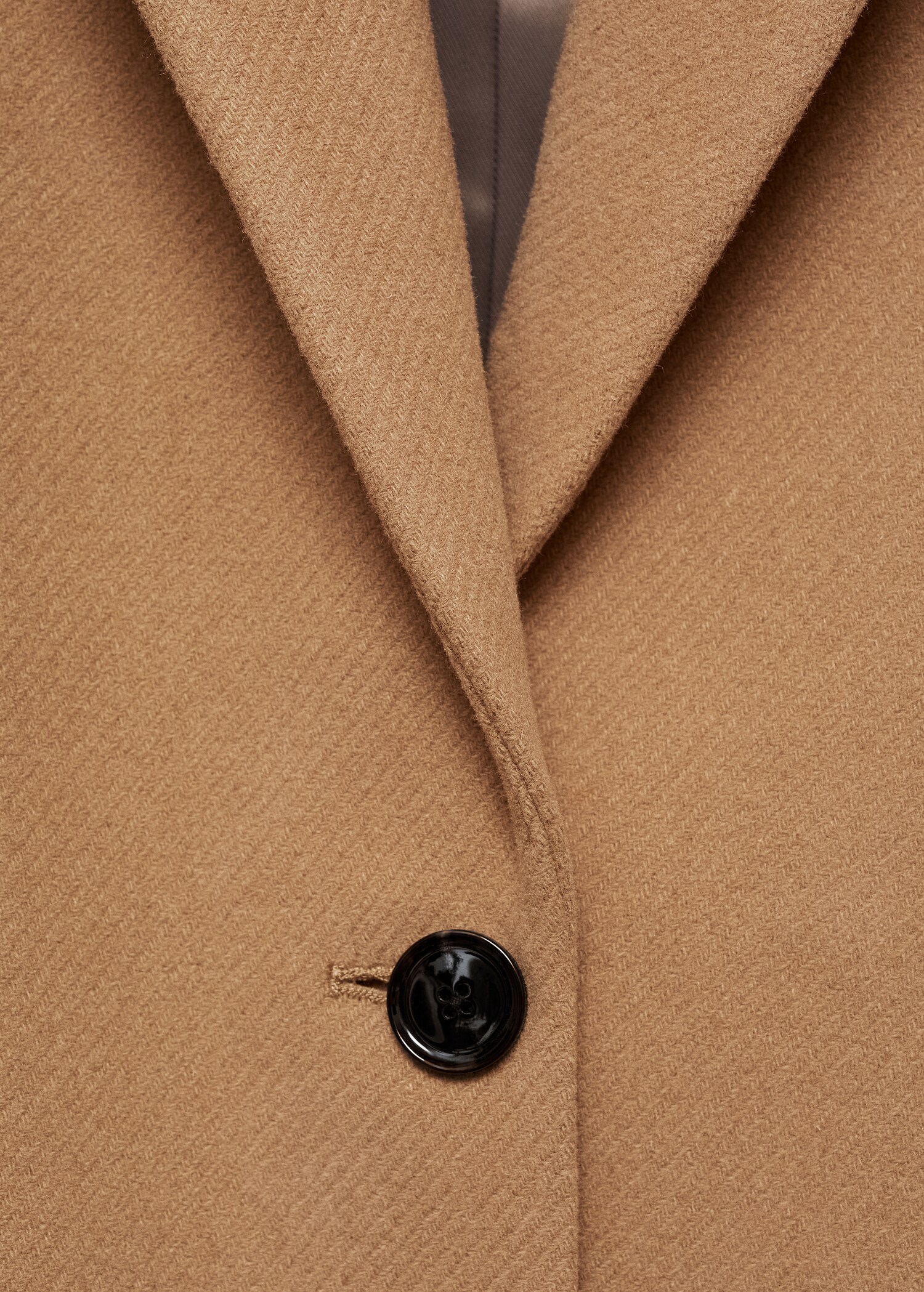Long structured wool coat - Details of the article 0