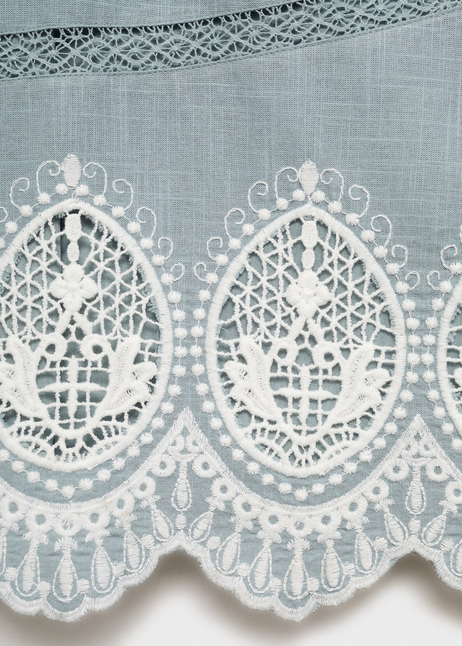 Falda algodón bajo bordado - Detalle del artículo 8