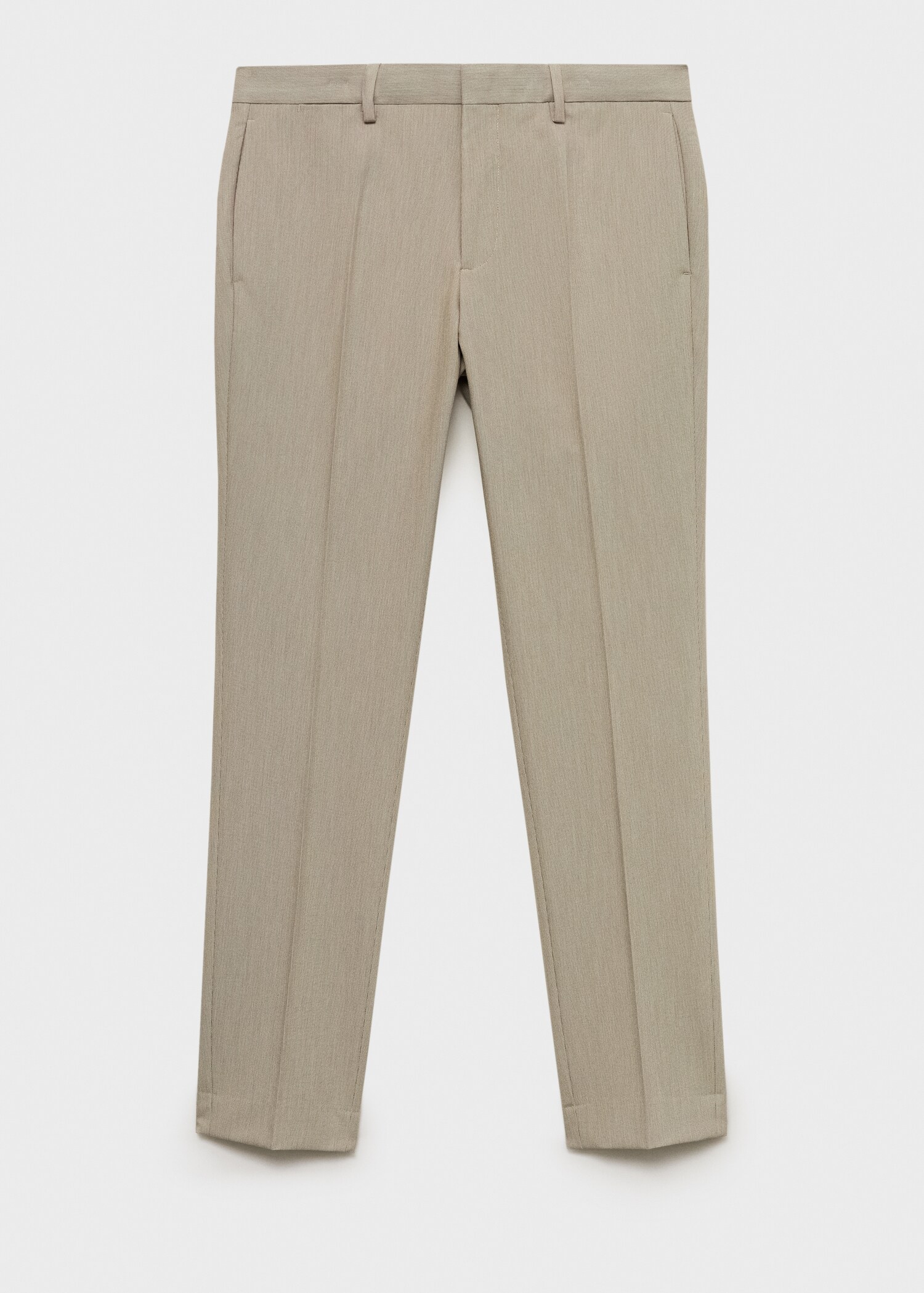 Stretch fabric super slim-fit suit trousers - Article without model