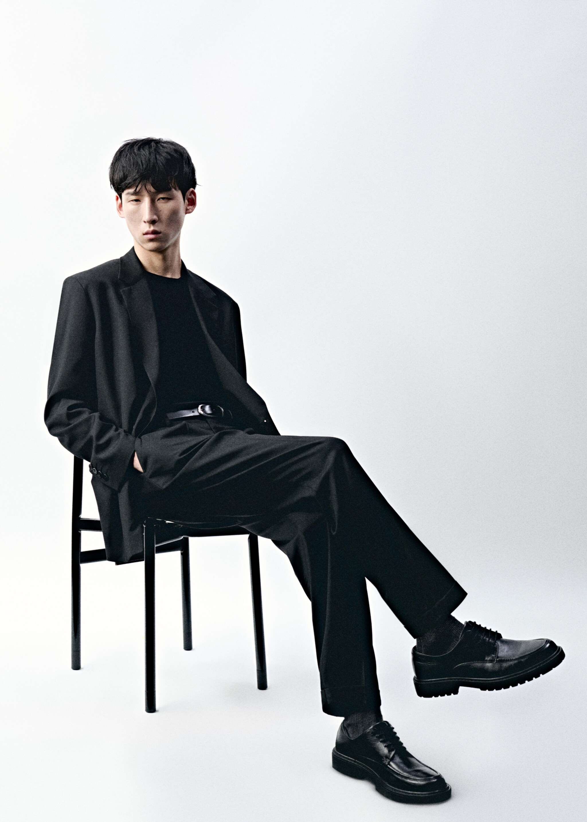 Pantalons vestit Boston regular fit - Detall de l'article 9, Negre. Ref: 87010631-00.