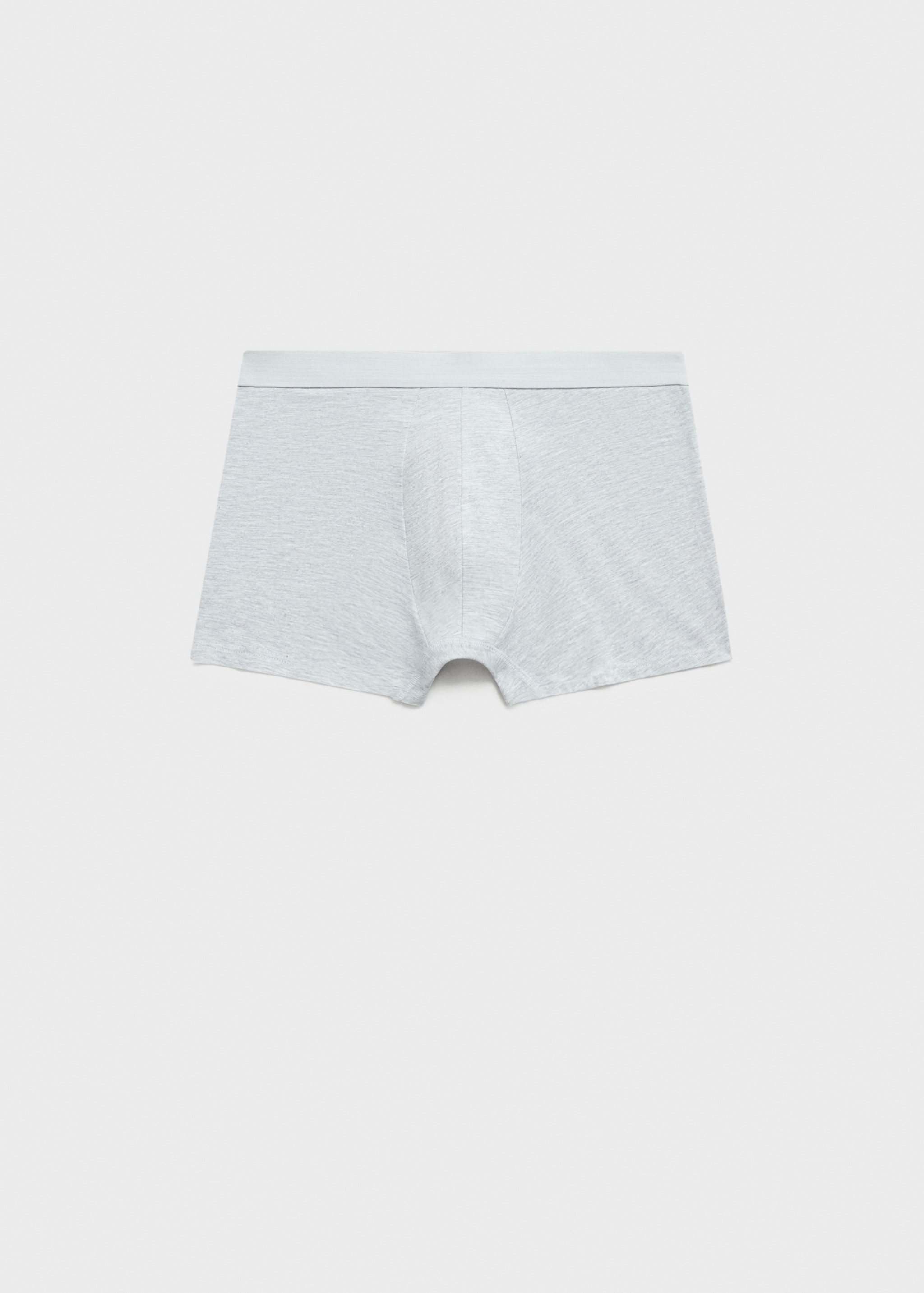 Pack of 3 cotton boxers - Details of the article 8, Grey. Ref: 87010632-00.