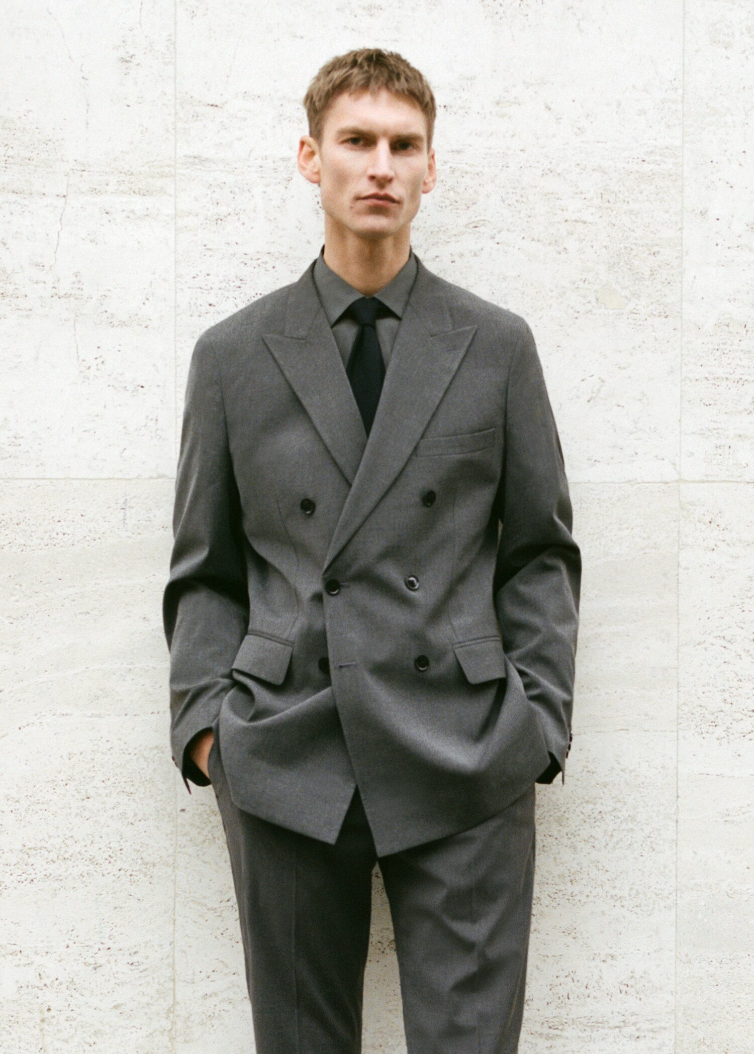 Americana vestit Mònaco creuada slim fit - Detall de l'article 3