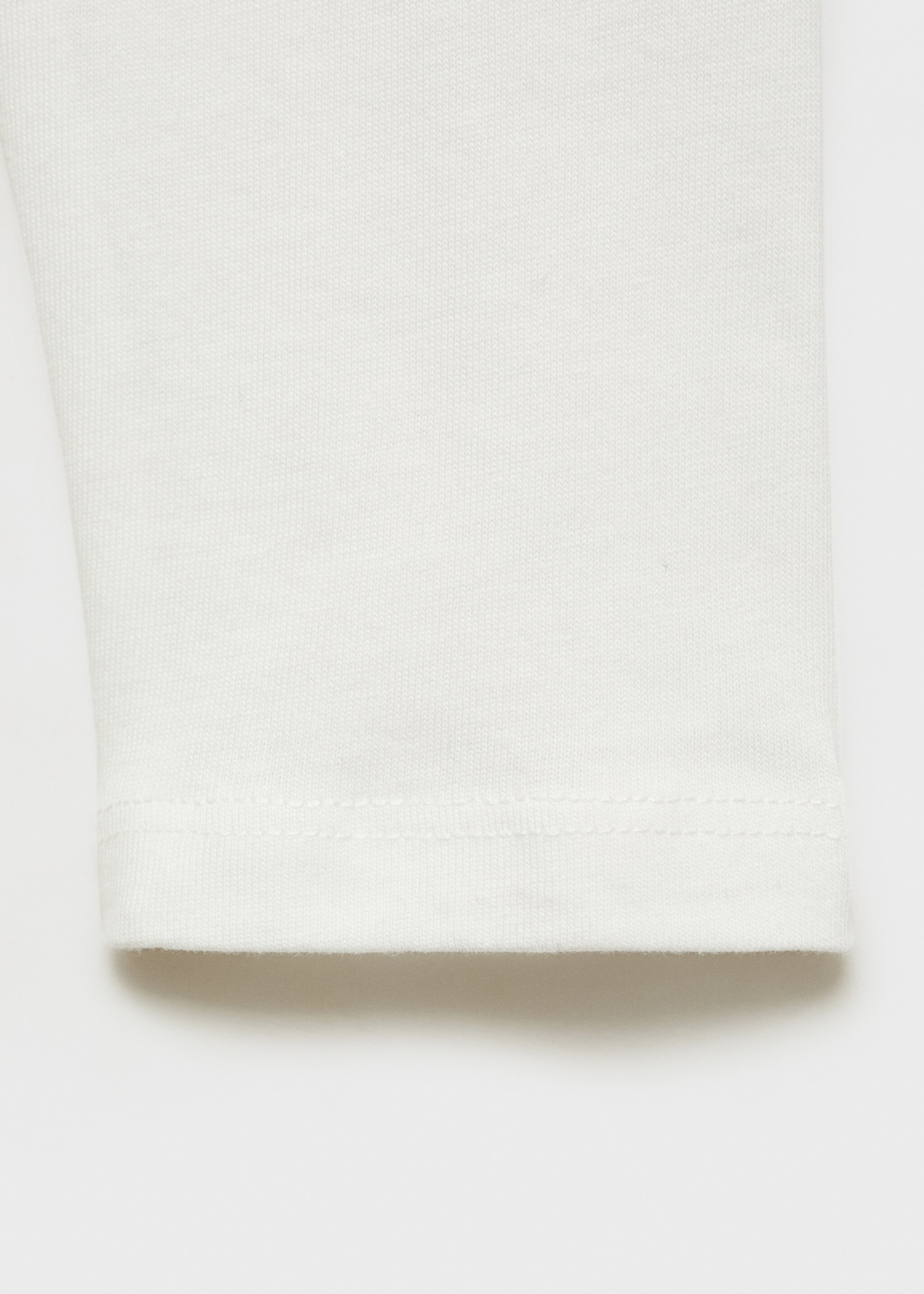 Printed long sleeve t-shirt - Details of the article 0, Off White. Ref: 87010638-00.