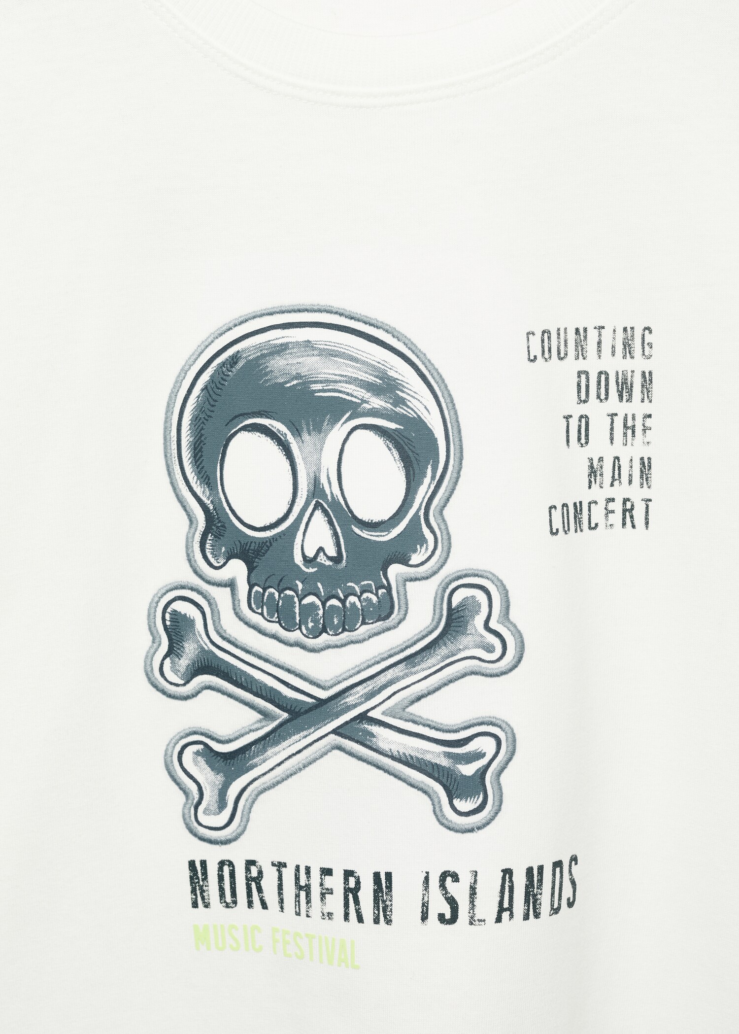 T-shirt tête de mort imprimée - Détail de l'article 8