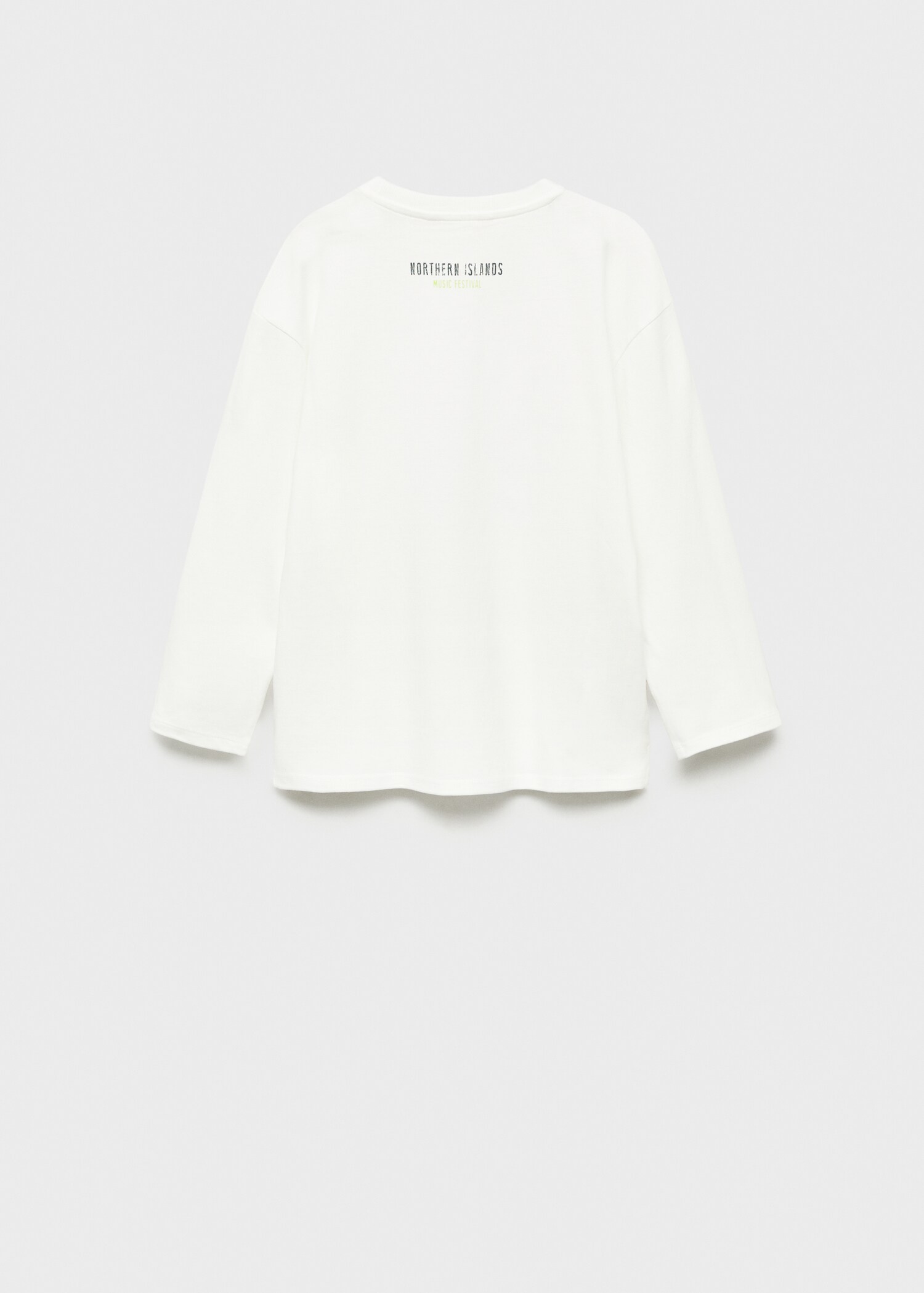 T-shirt tête de mort imprimée - Verso de l’article