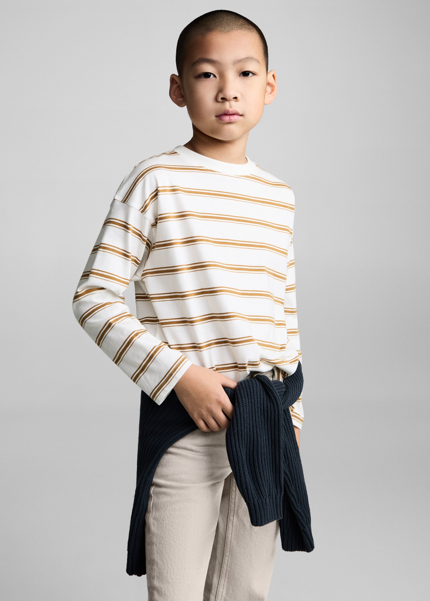 Striped oversized t-shirt - Medium plane