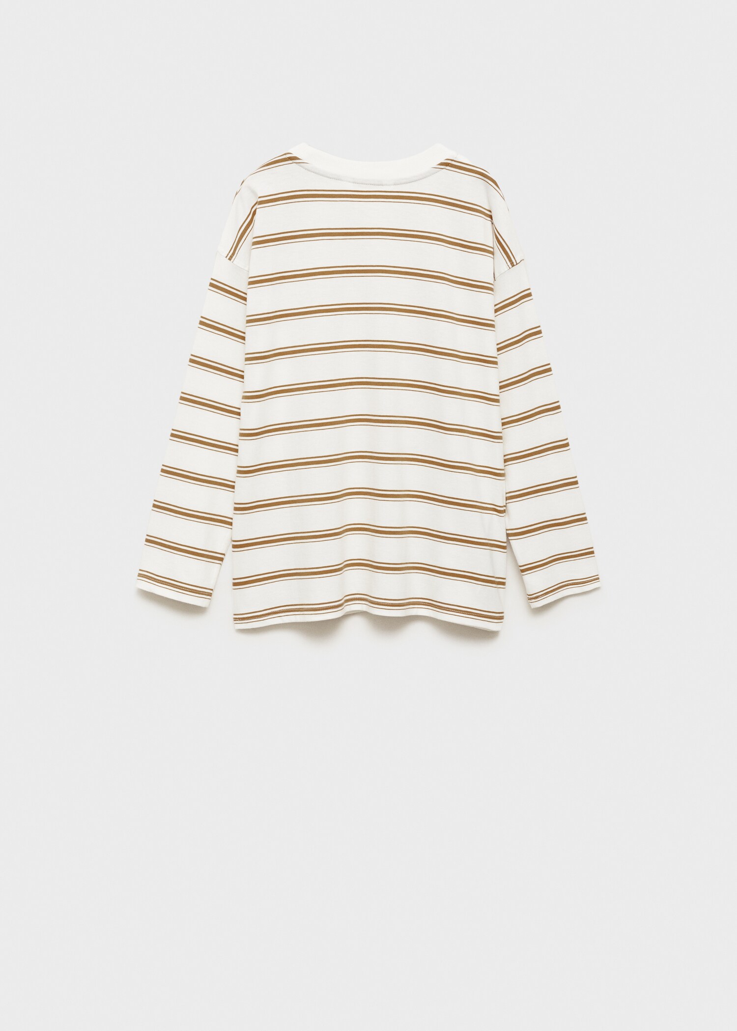 Striped oversized t-shirt - Reverse of the article